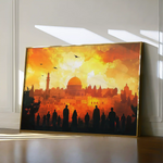 Palestine 089 Canvas Art 60 x 40 cm / Black