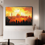 Palestine 089 Canvas Art 60 x 40 cm / Black
