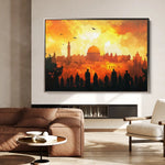 Palestine 089 Canvas Art 60 x 40 cm / Black