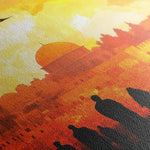 Palestine 089 Canvas Art 60 x 40 cm / Black