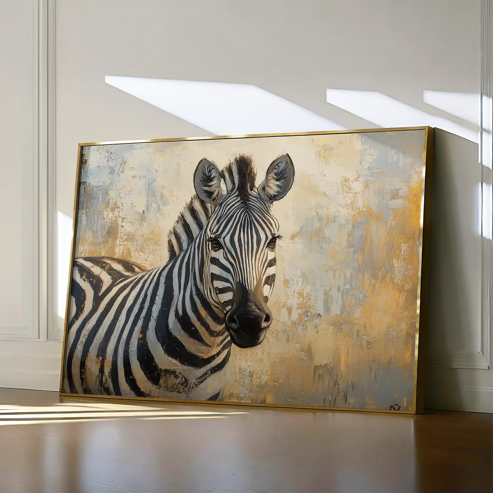 Animals 090 Canvas Art 60 x 40 cm / Black
