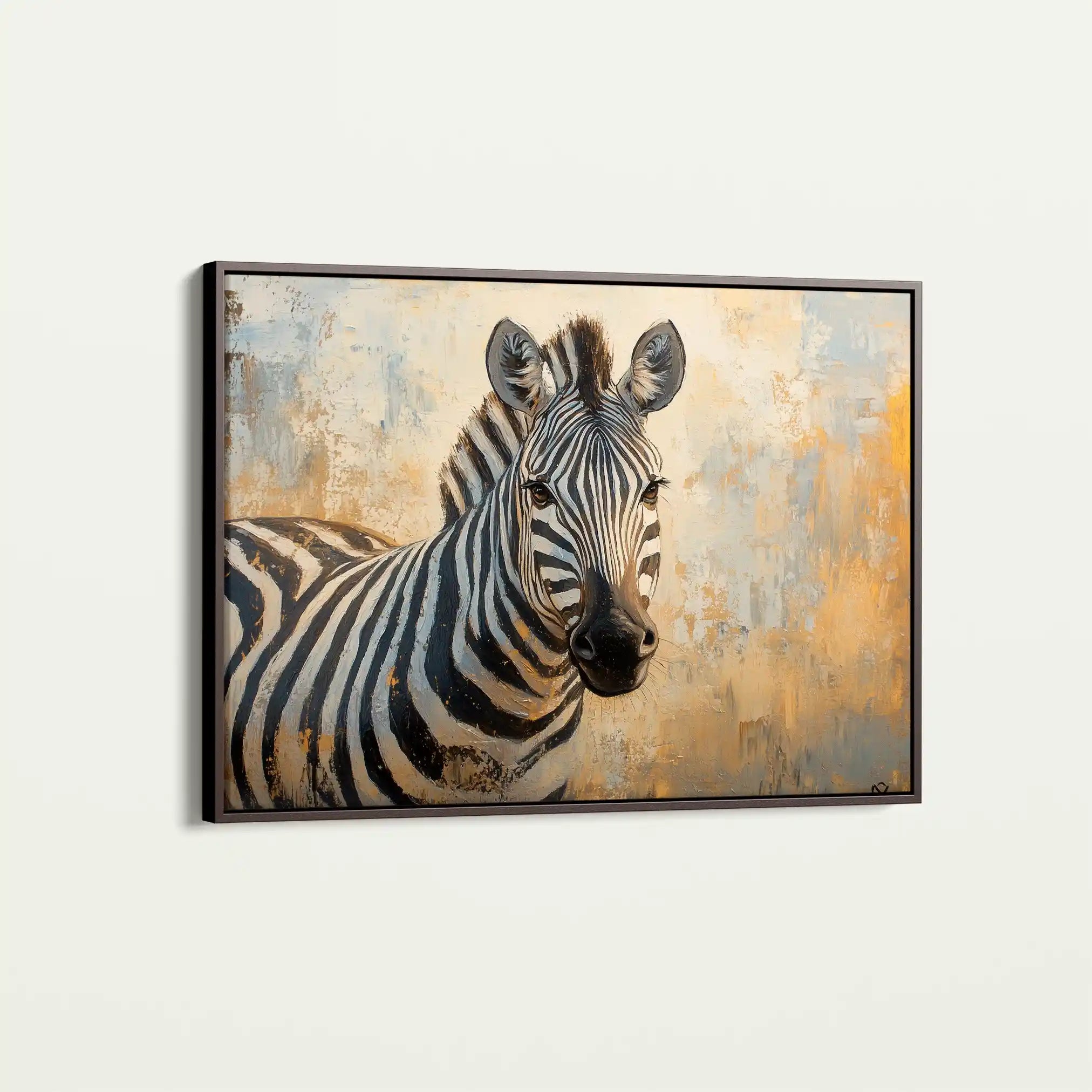 Animals 090 Canvas Art 60 x 40 cm / Black