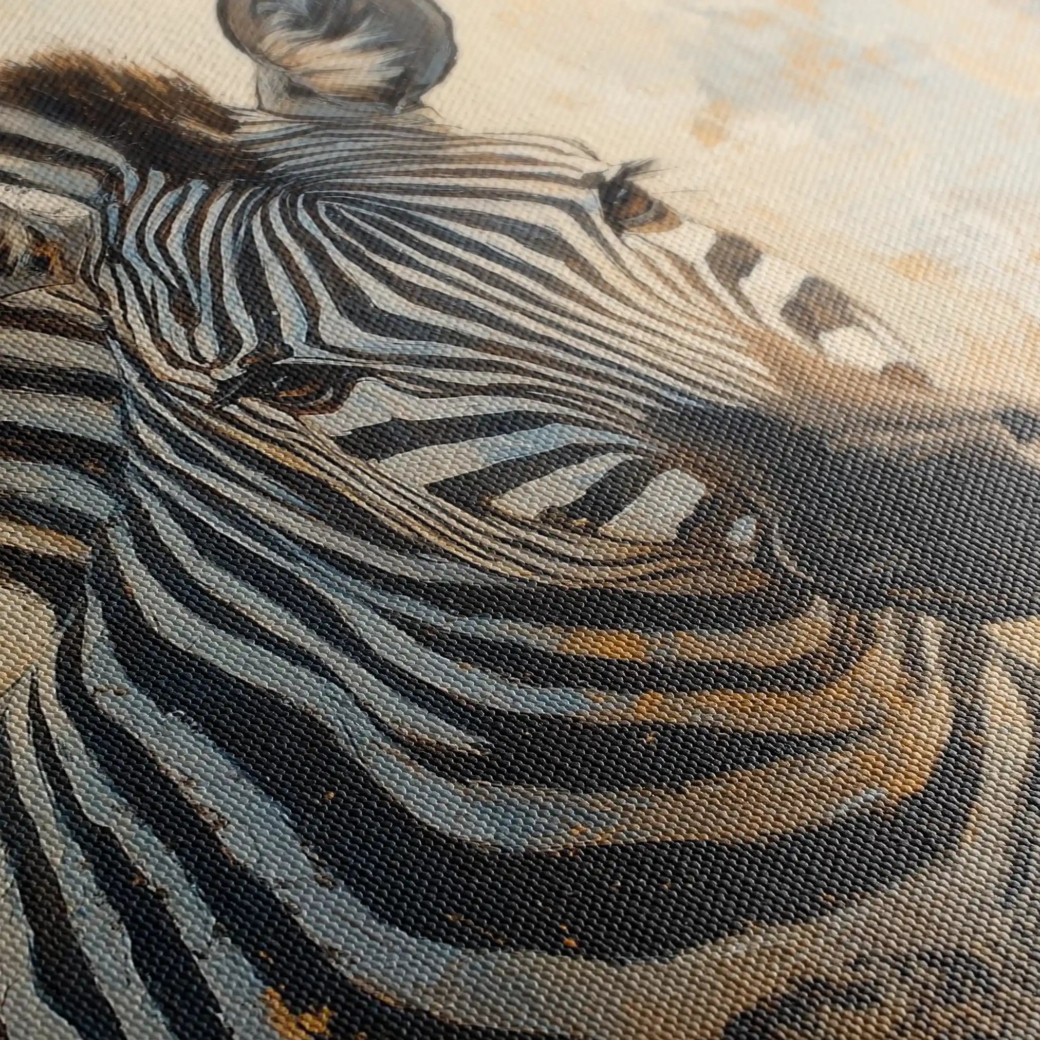 Animals 090 Canvas Art 60 x 40 cm / Black