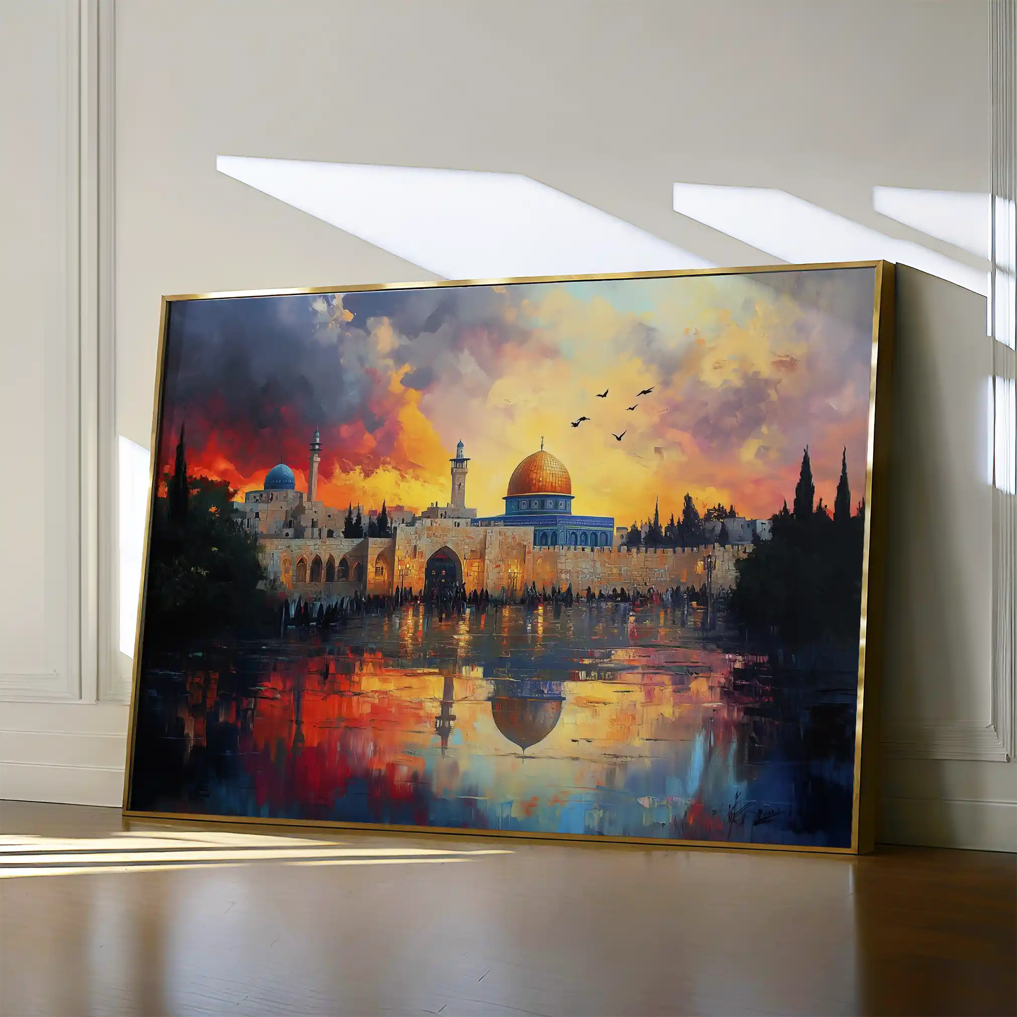 Palestine 090 Canvas Art 60 x 40 cm / Black