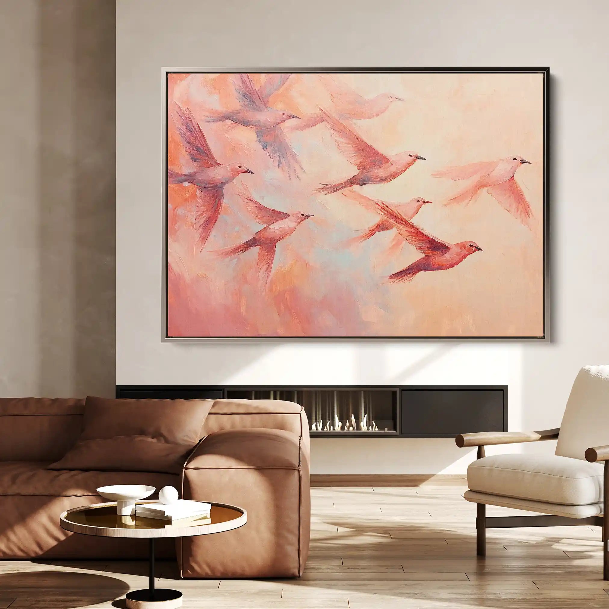 Animals 091 Canvas Art 60 x 40 cm / Black