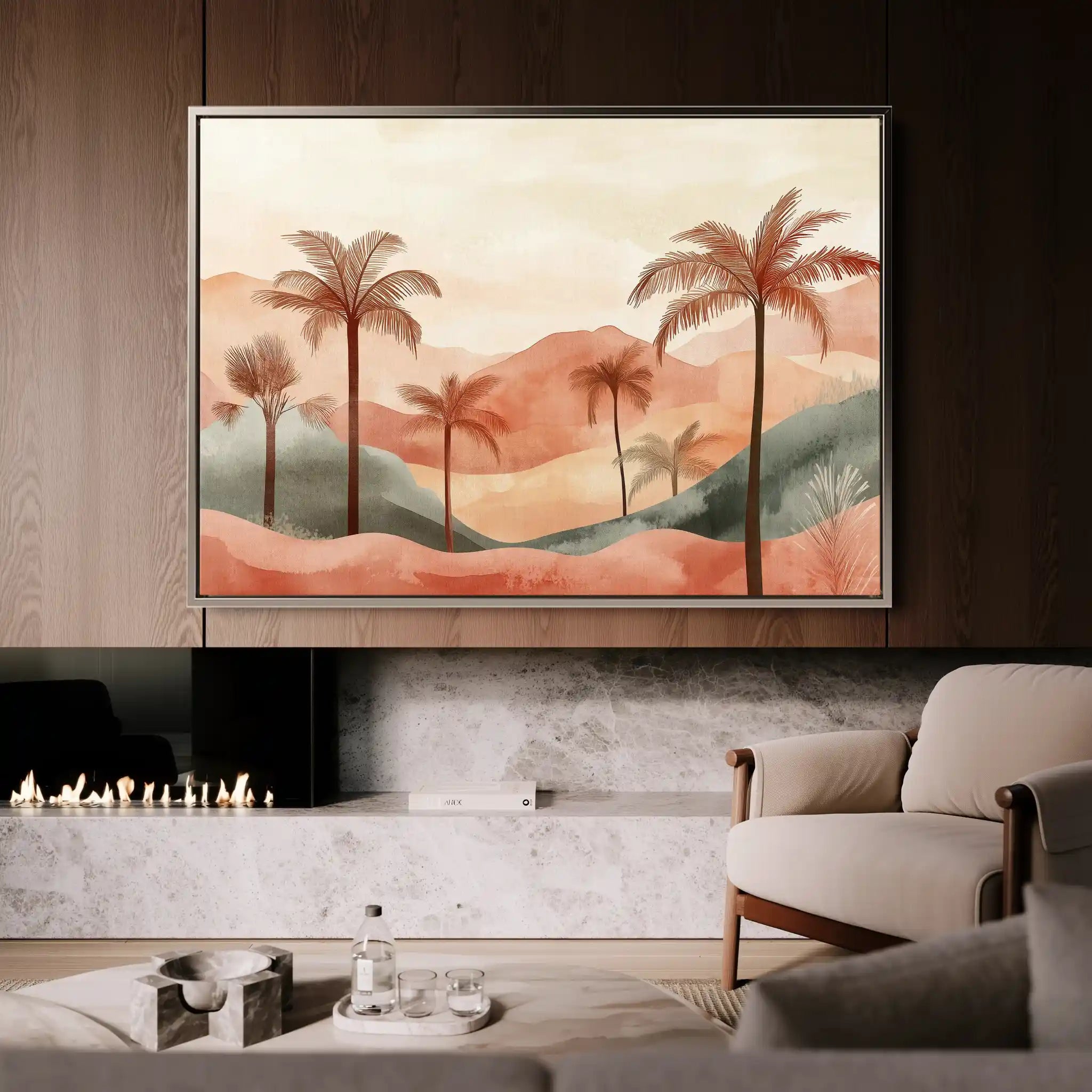 Boho 091 Canvas Art 60 x 40 cm / Black