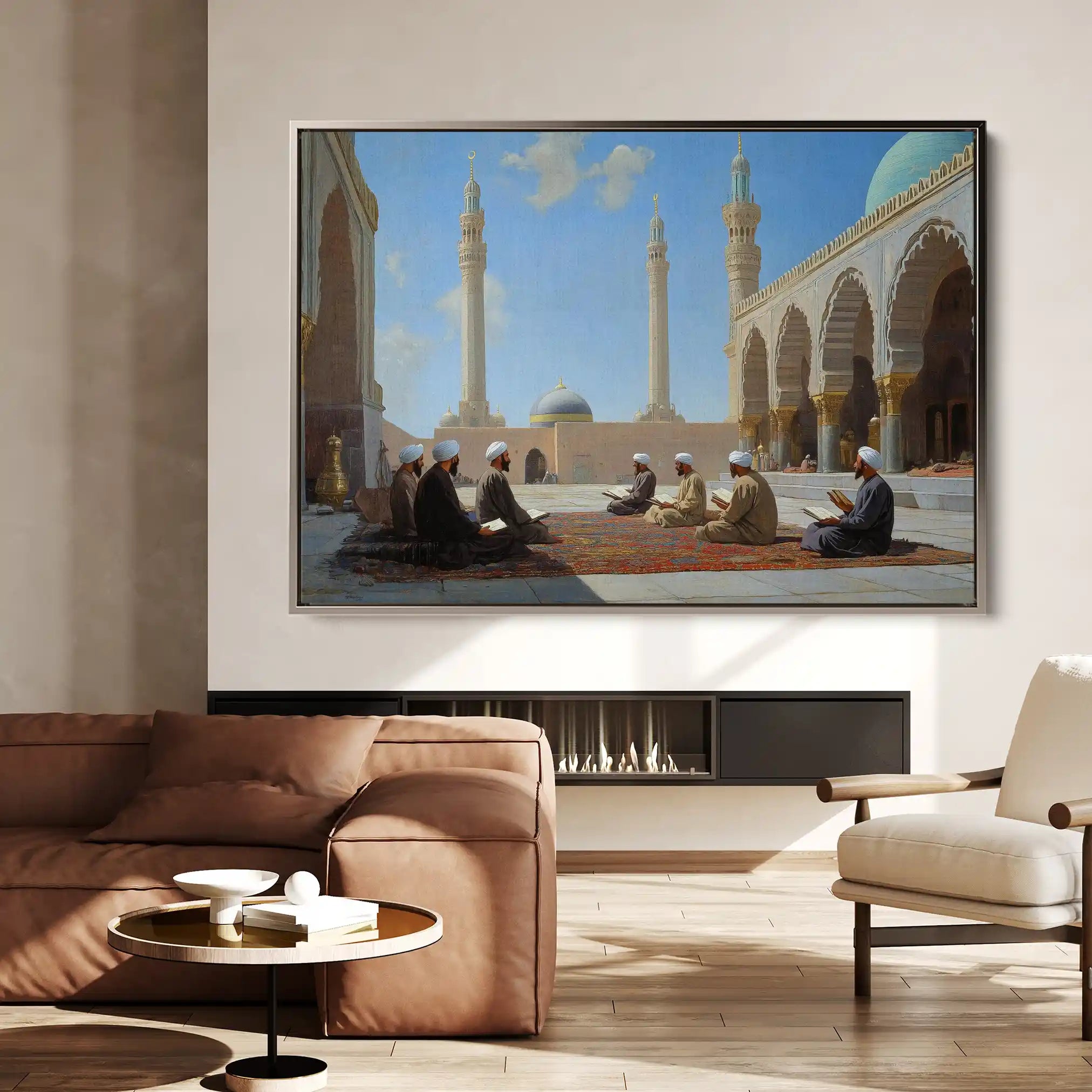Orientalist 091 Canvas Art 60 x 40 cm / Black