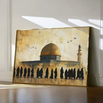 Palestine 091 Canvas Art 60 x 40 cm / Black