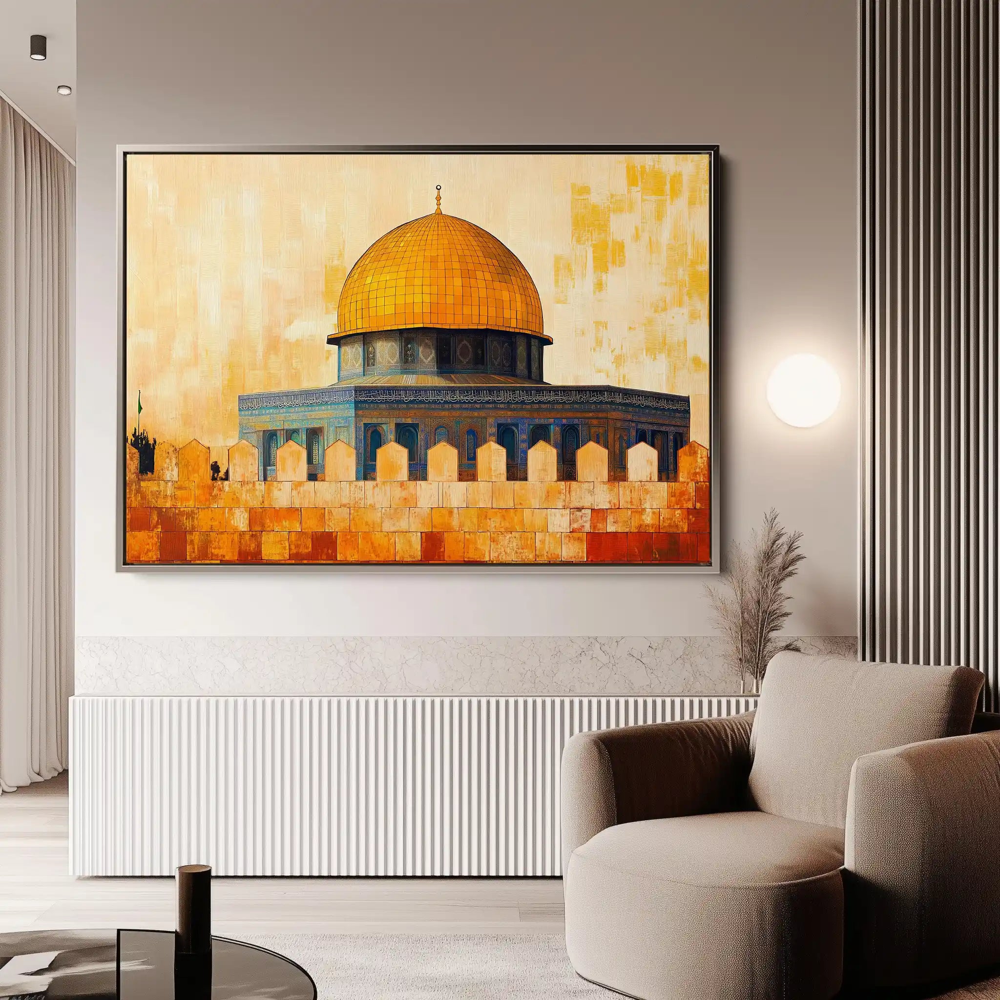 Palestine 092 Canvas Art 60 x 40 cm / Black