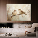 Animals 093 Canvas Art 60 x 40 cm / Black