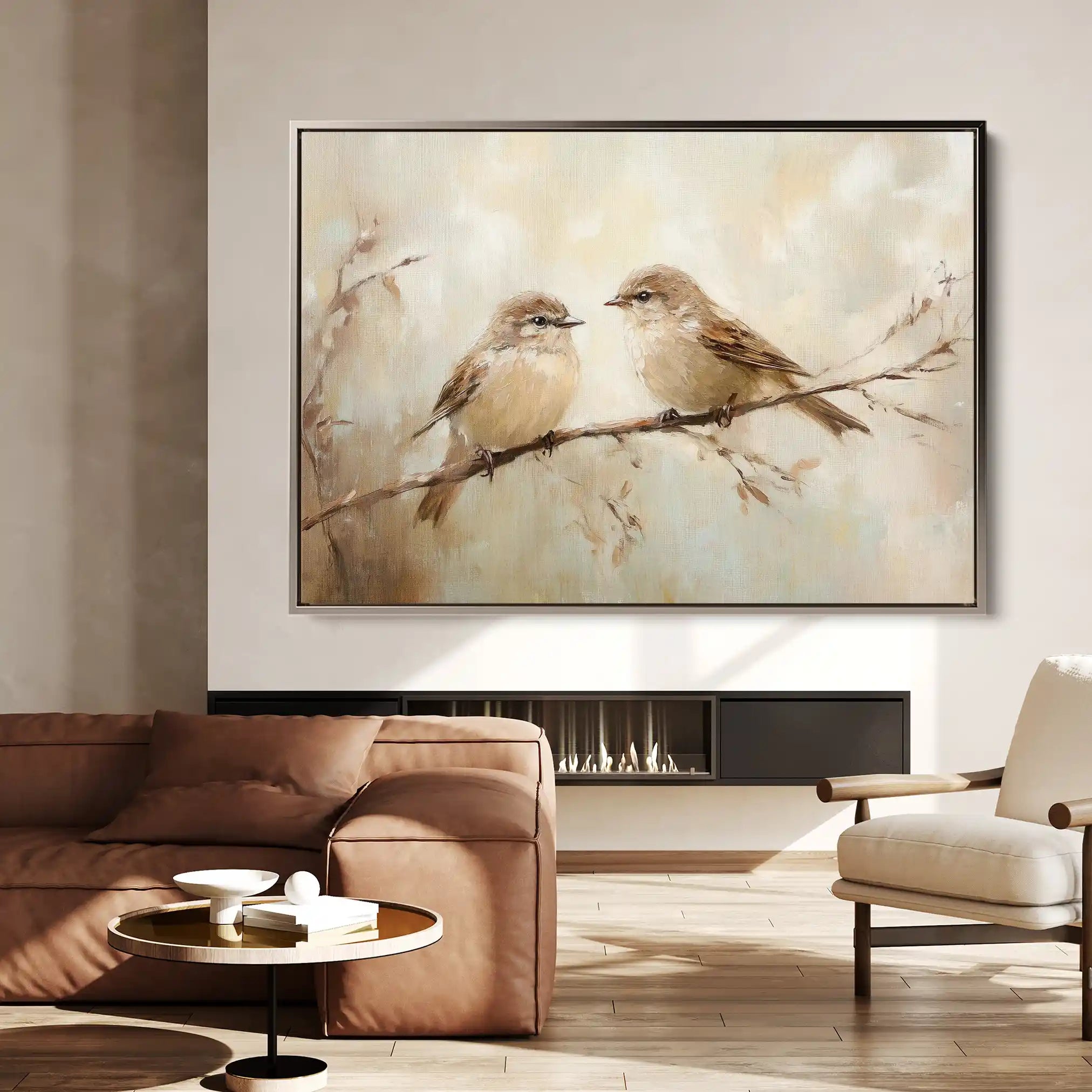 Animals 093 Canvas Art 60 x 40 cm / Black