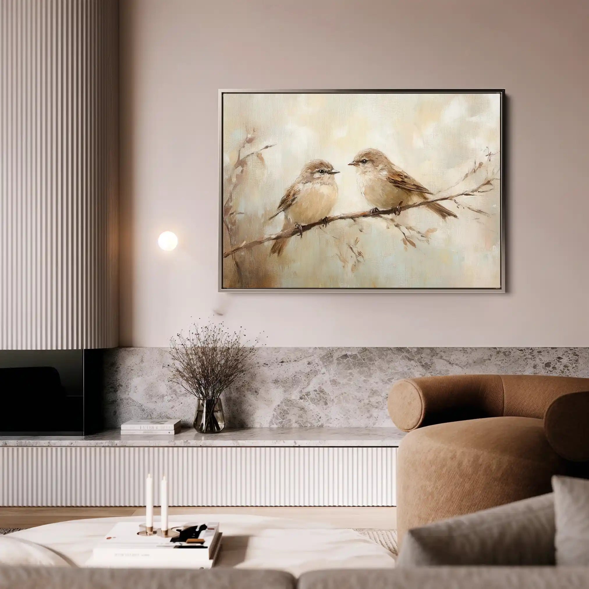 Animals 093 Canvas Art 60 x 40 cm / Black