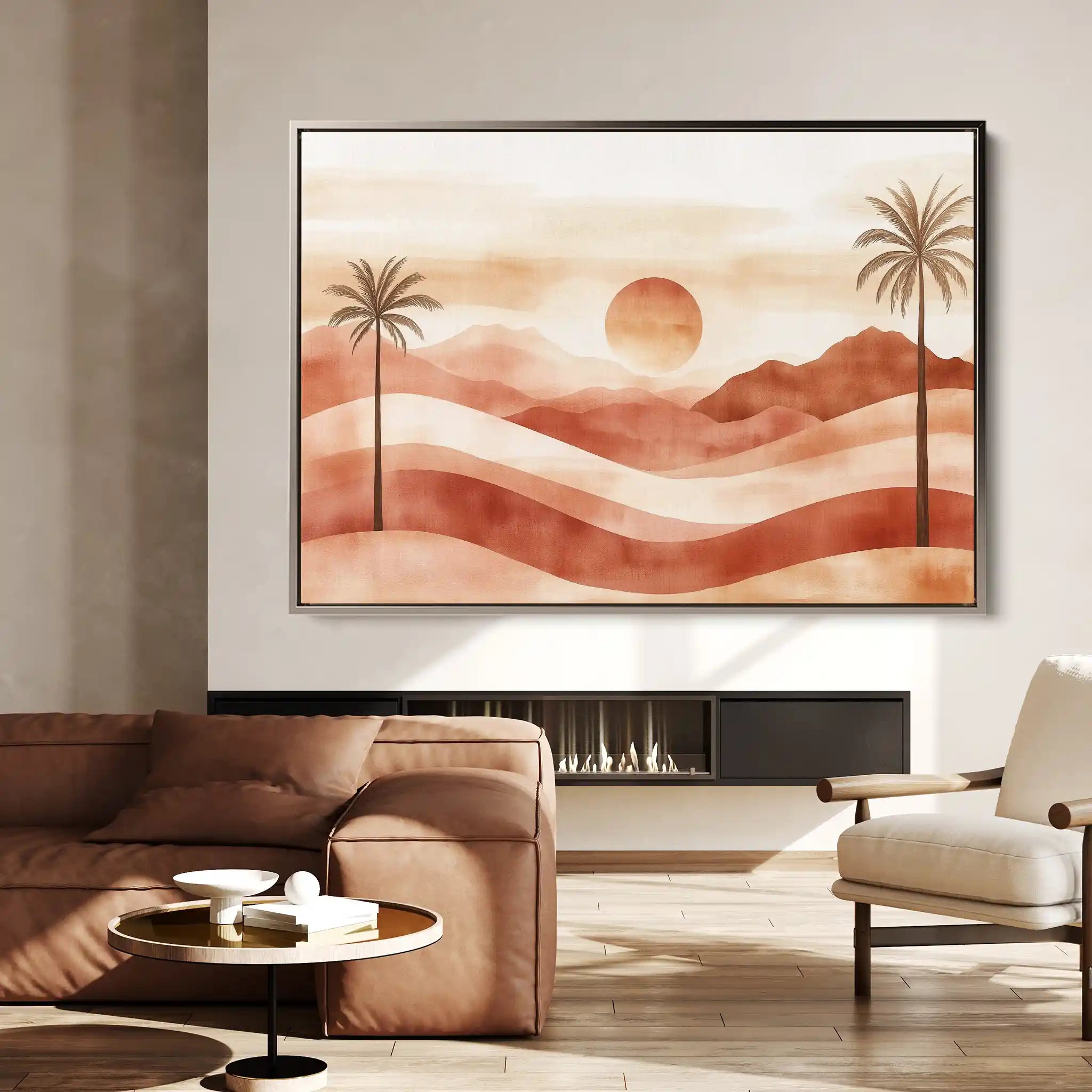 Boho 093 Canvas Art 60 x 40 cm / Black