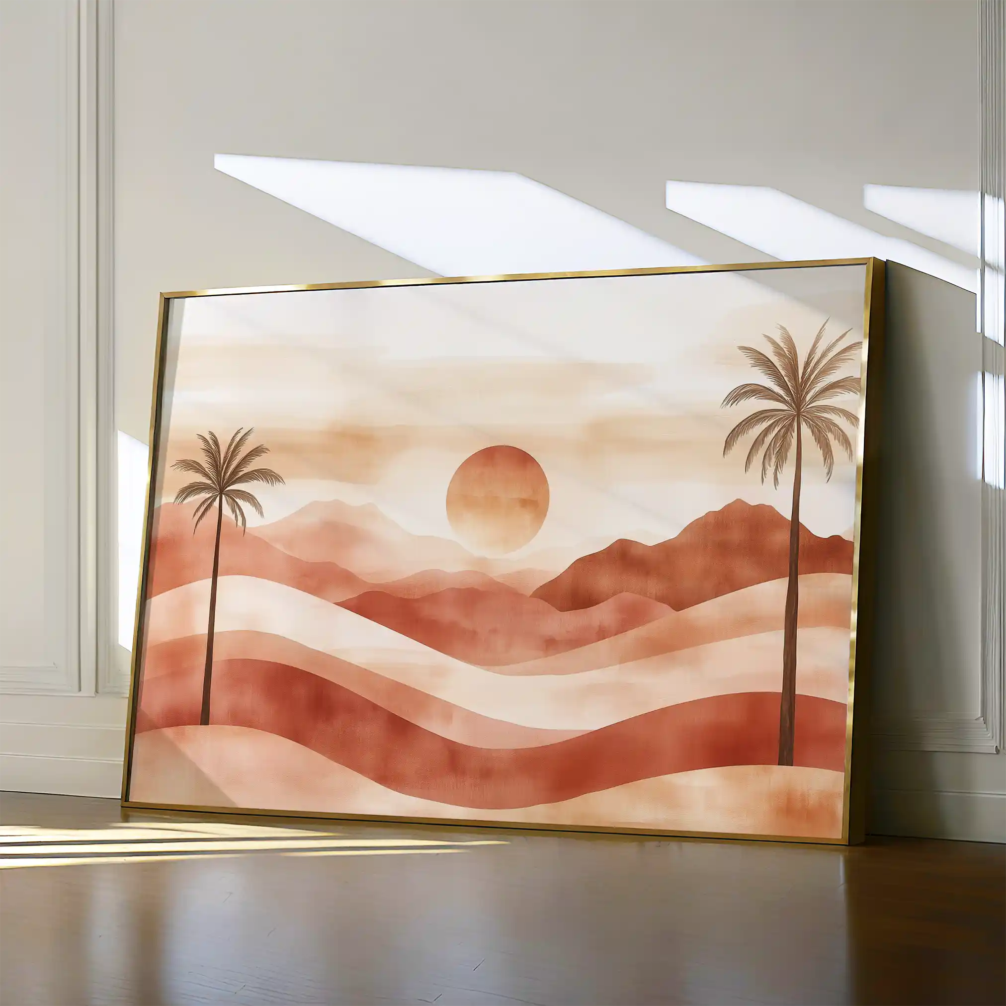 Boho 093 Canvas Art 60 x 40 cm / Black