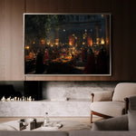 Orientalist 093 Canvas Art 60 x 40 cm / Black