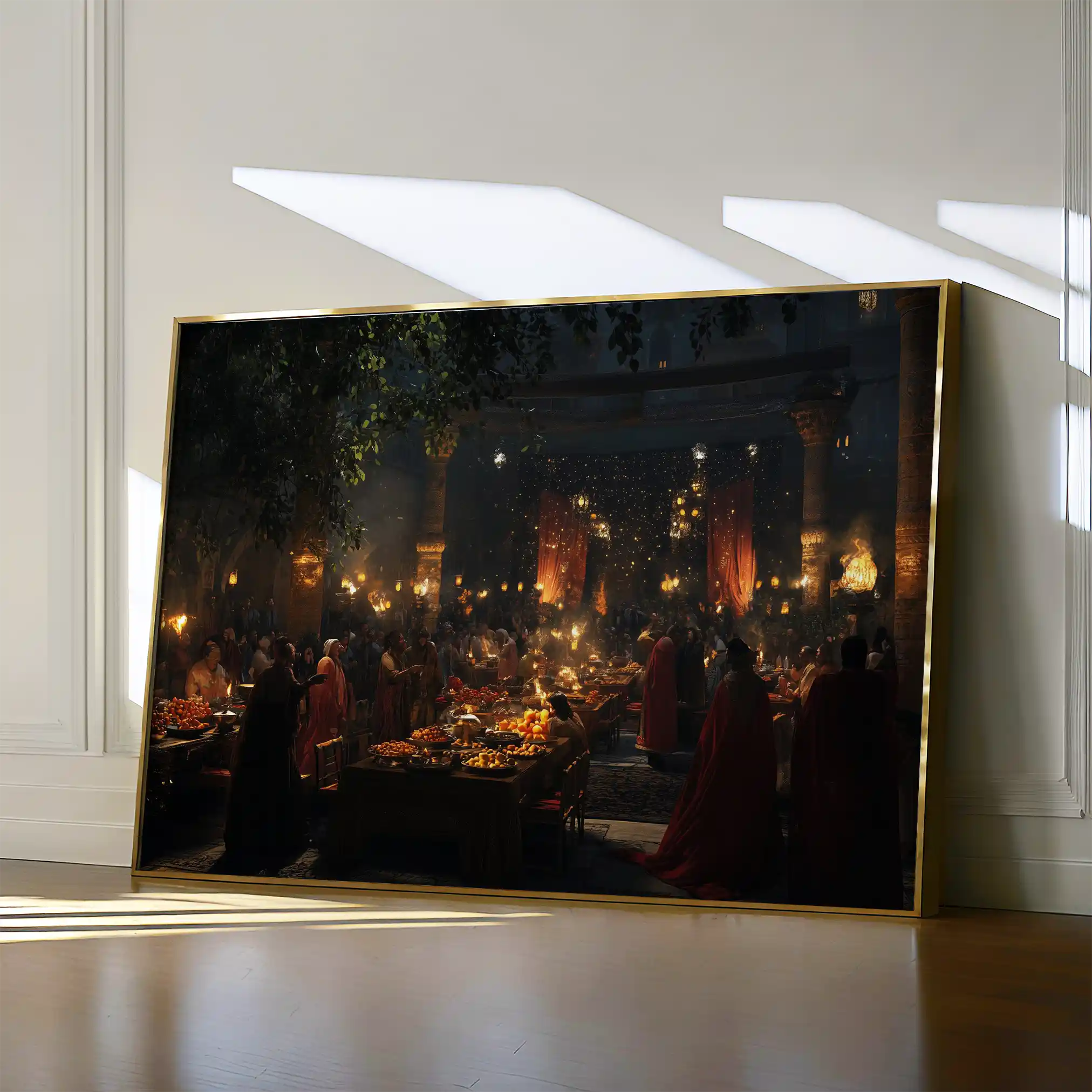 Orientalist 093 Canvas Art 60 x 40 cm / Black