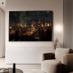 Orientalist 093 Canvas Art 60 x 40 cm / Black
