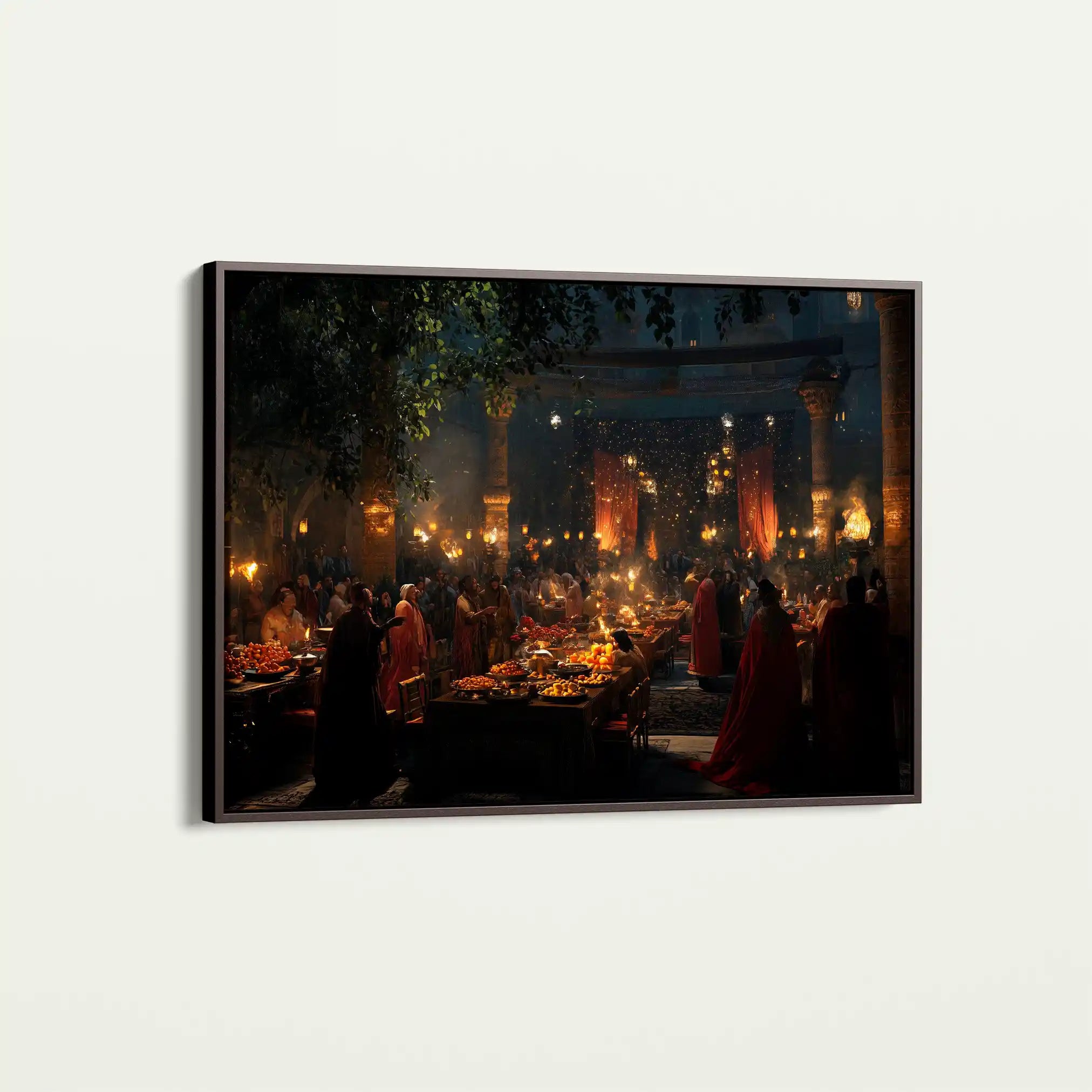 Orientalist 093 Canvas Art 60 x 40 cm / Black