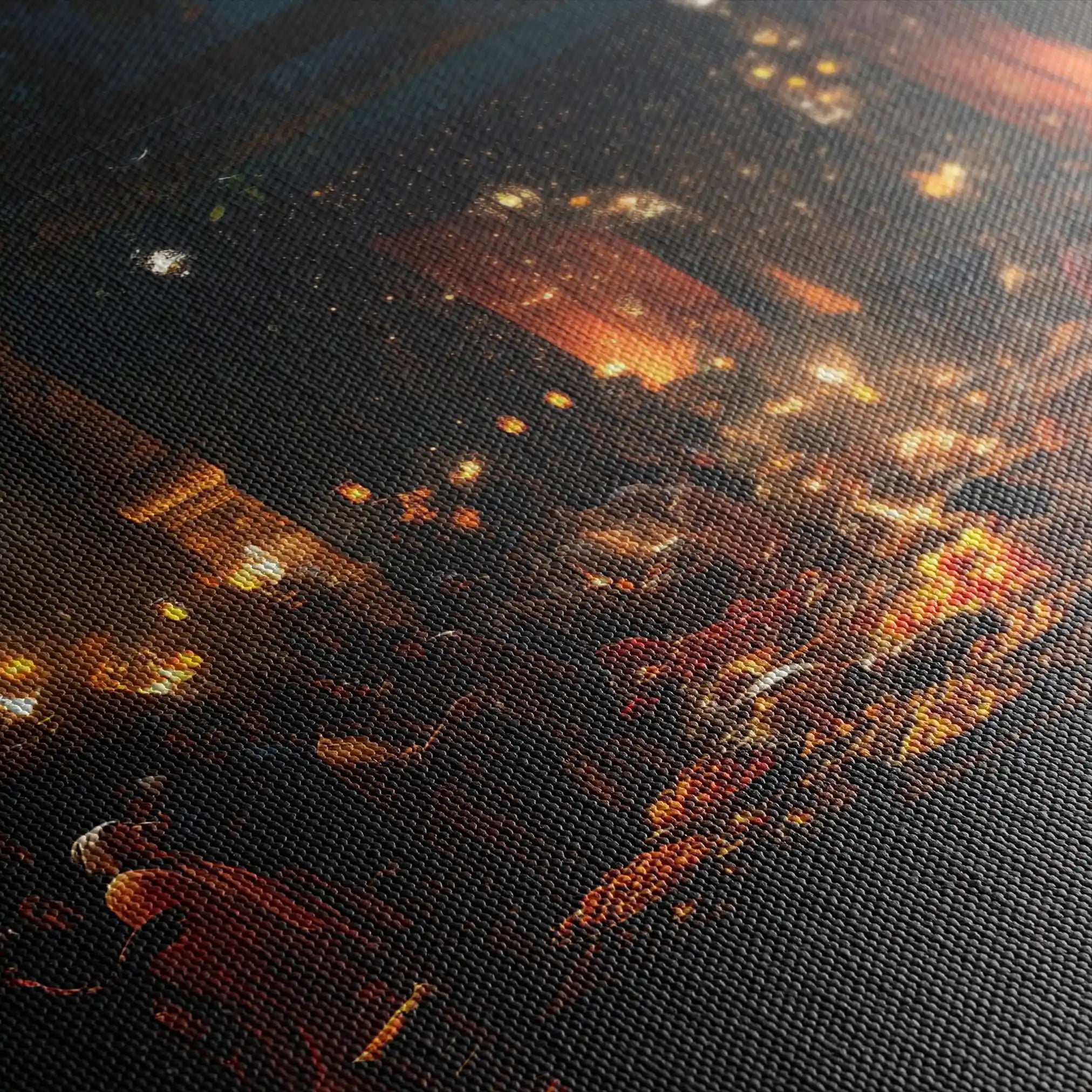 Orientalist 093 Canvas Art 60 x 40 cm / Black