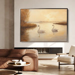 Animals 094 Canvas Art 60 x 40 cm / Black