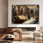 Orientalist 094 Canvas Art 60 x 40 cm / Black