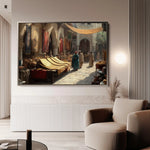 Orientalist 094 Canvas Art 60 x 40 cm / Black