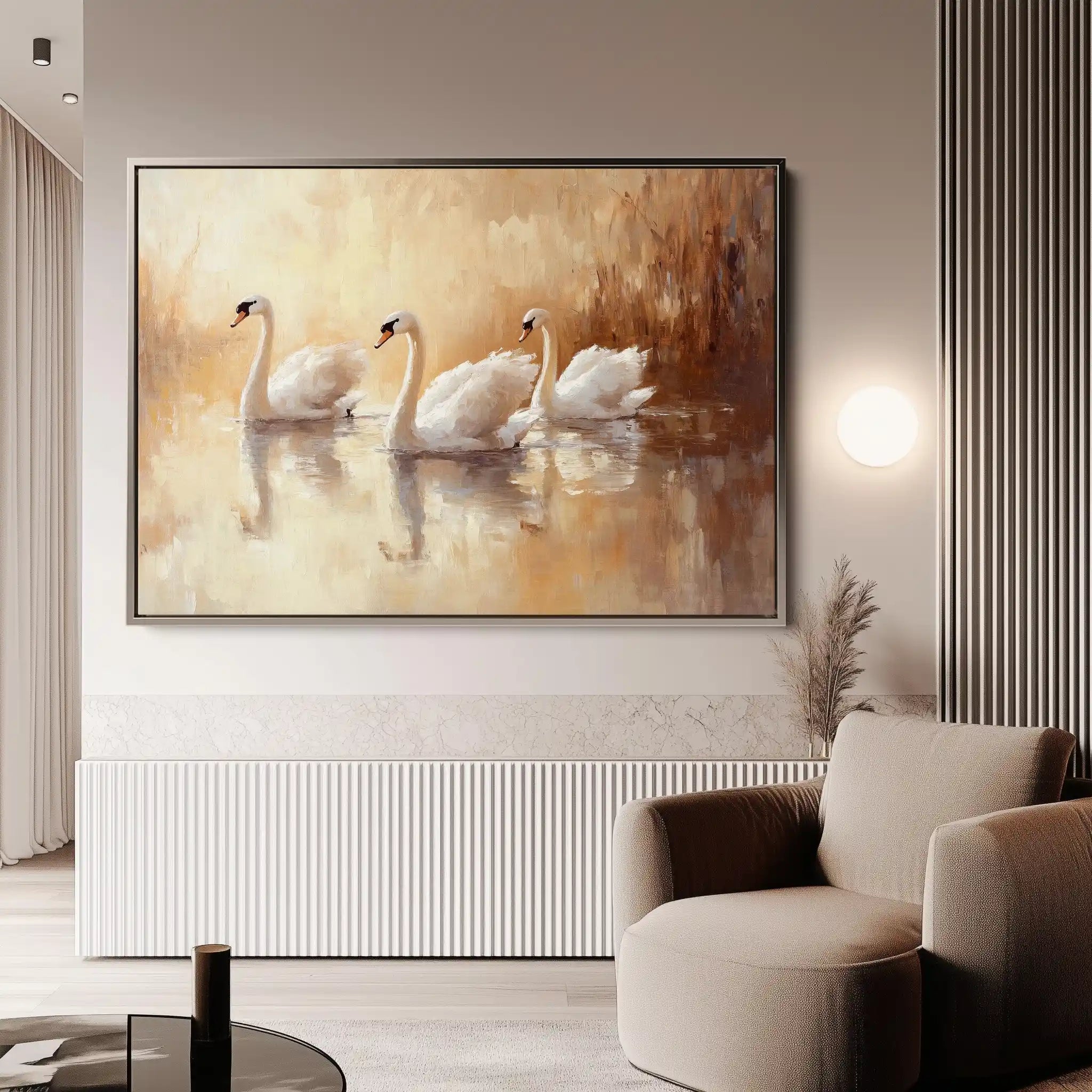 Animals 095 Canvas Art 60 x 40 cm / Black