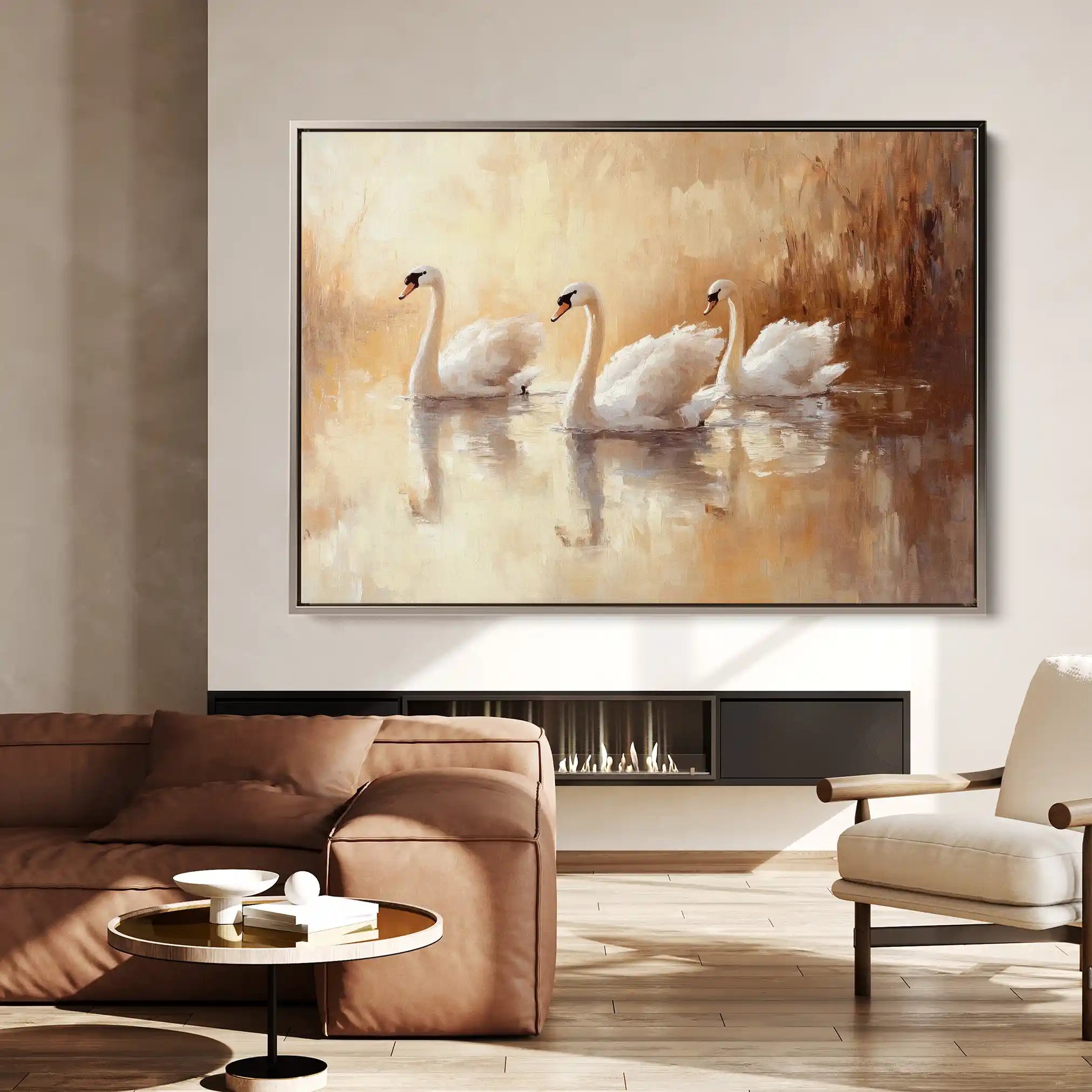 Animals 095 Canvas Art 60 x 40 cm / Black