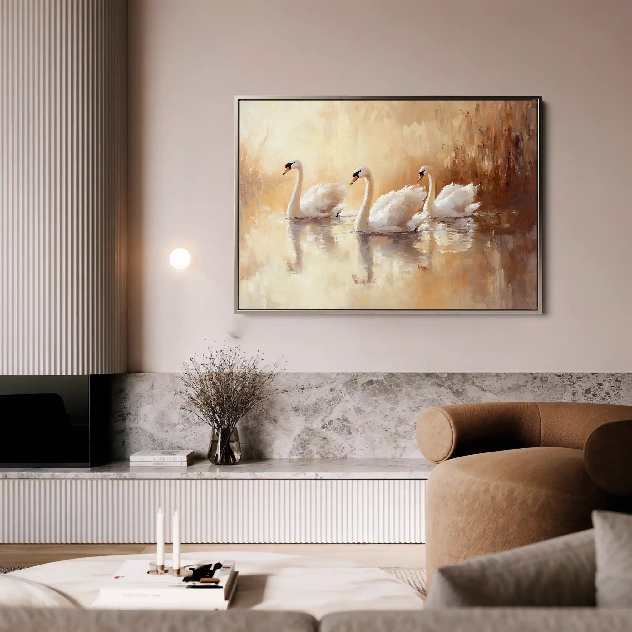 Animals 095 Canvas Art 60 x 40 cm / Black