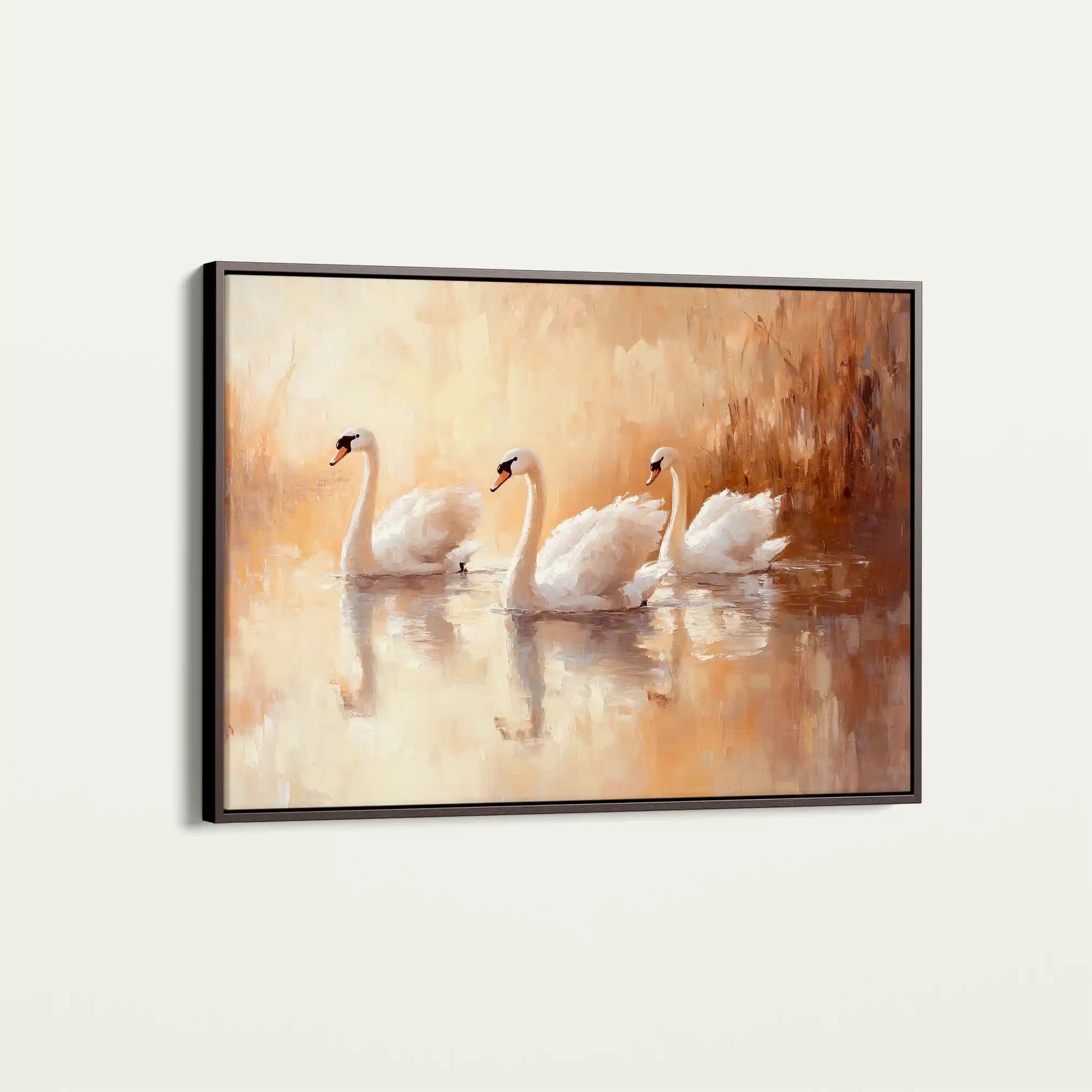 Animals 095 Canvas Art 60 x 40 cm / Black