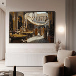 Orientalist 095 Canvas Art 60 x 40 cm / Black