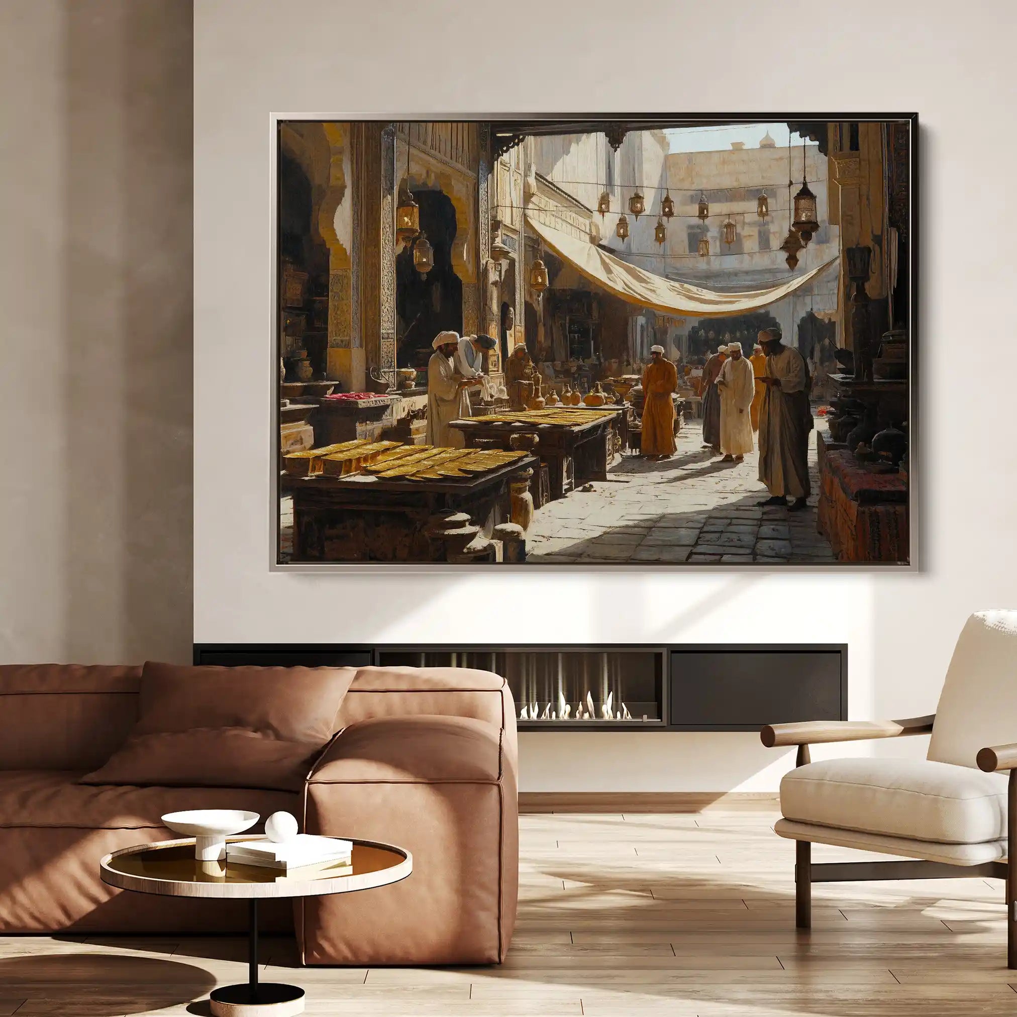 Orientalist 095 Canvas Art 60 x 40 cm / Black
