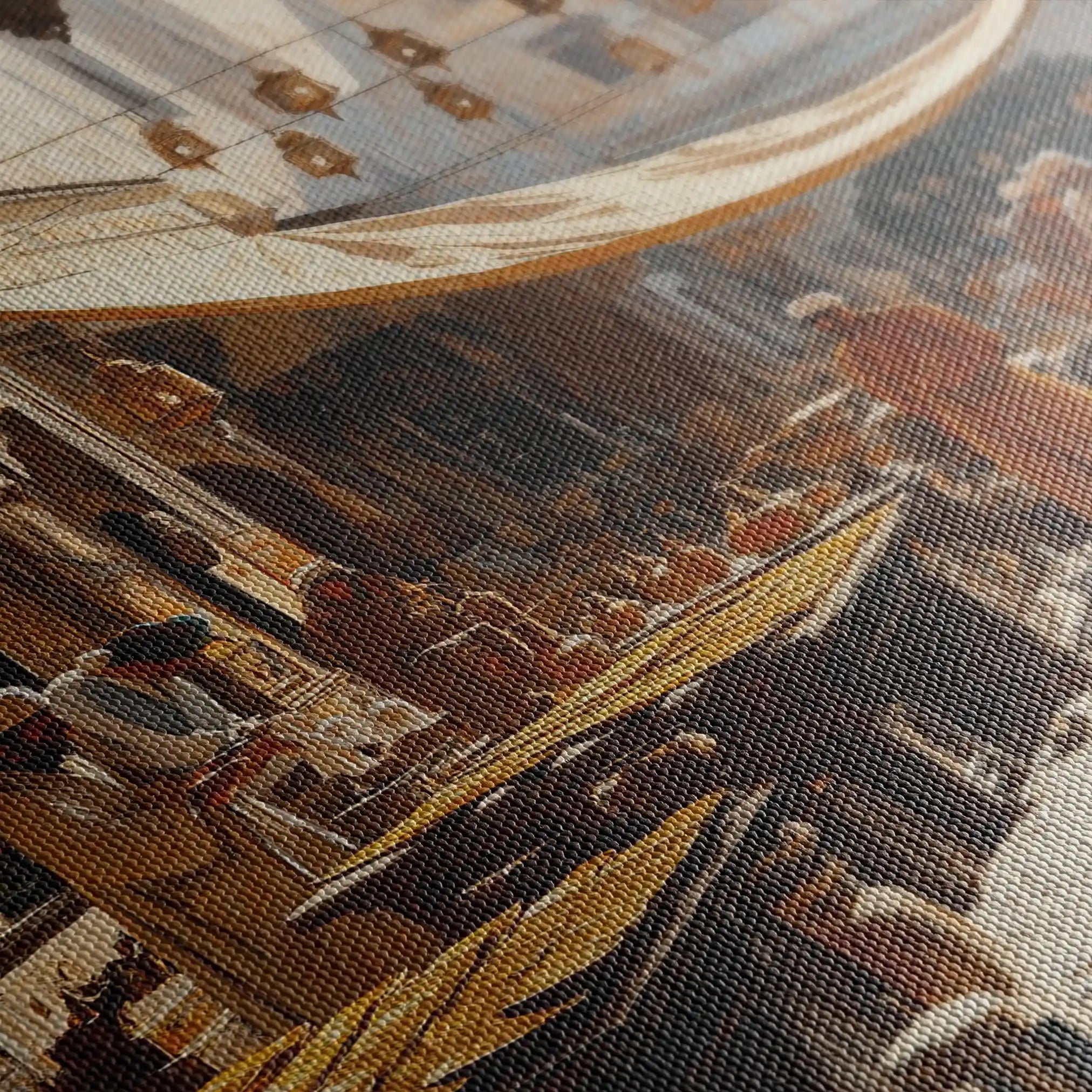 Orientalist 095 Canvas Art 60 x 40 cm / Black