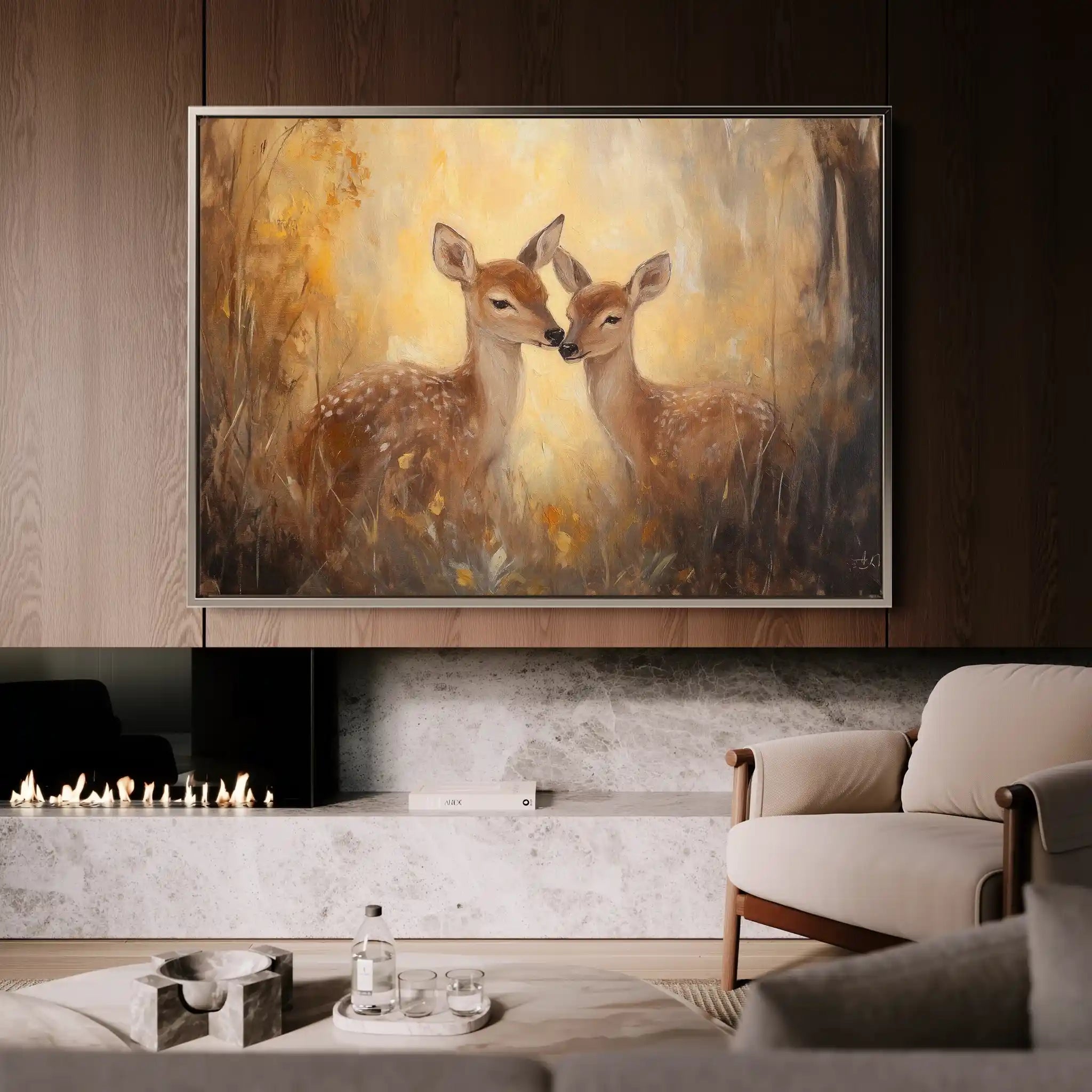 Animals 096 Canvas Art 60 x 40 cm / Black