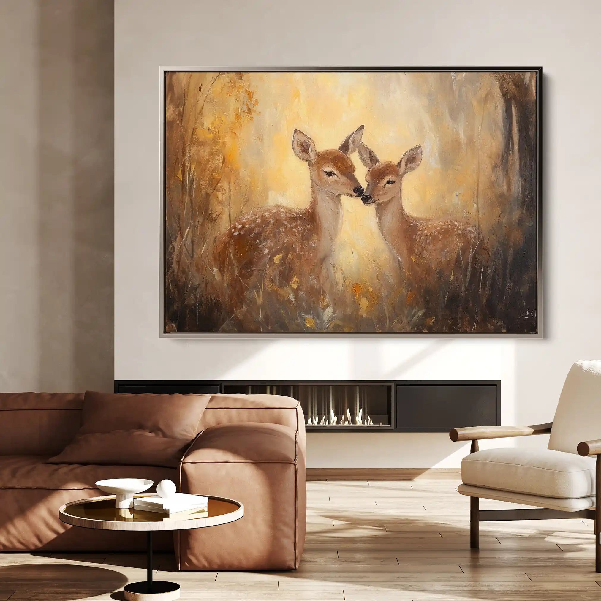 Animals 096 Canvas Art 60 x 40 cm / Black