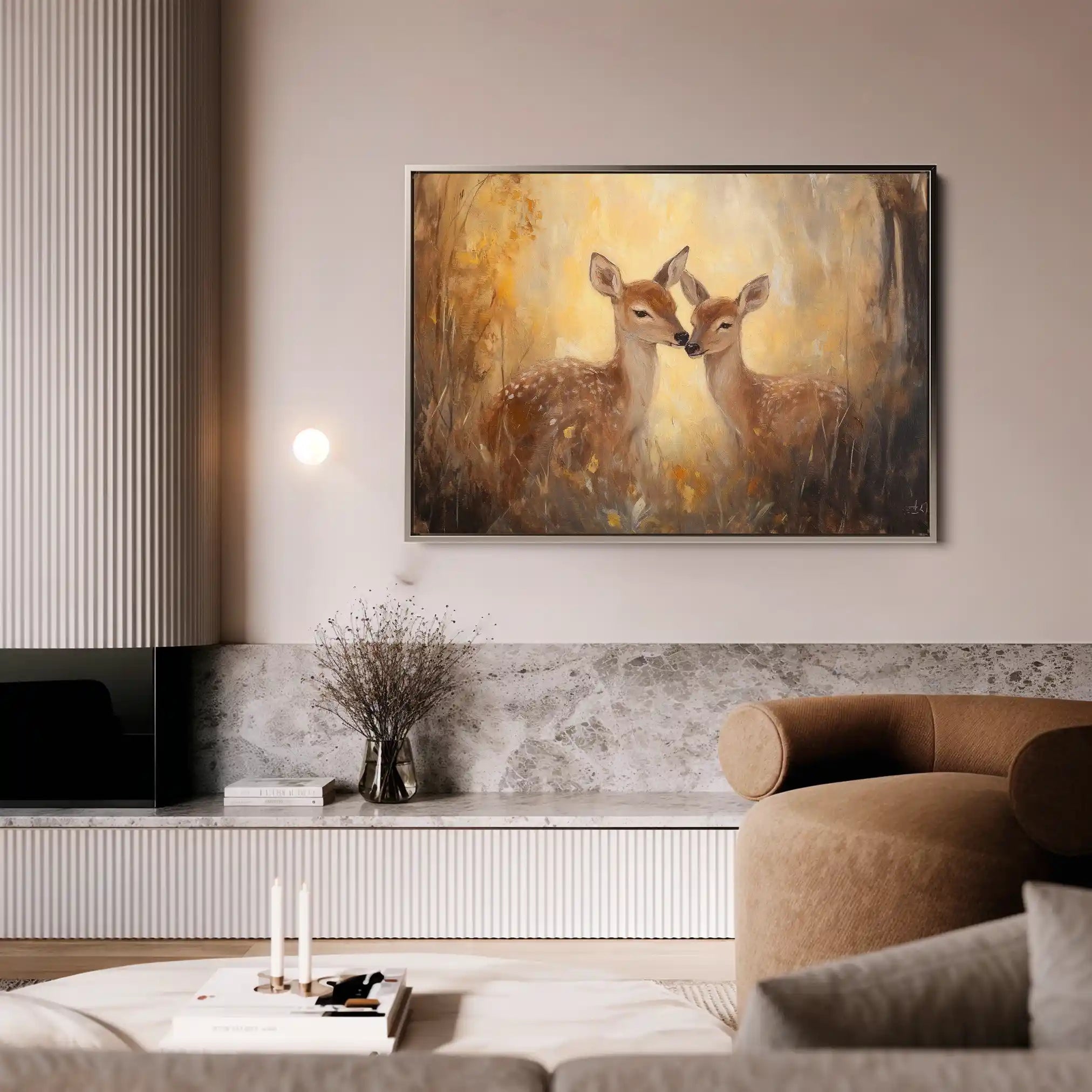Animals 096 Canvas Art 60 x 40 cm / Black