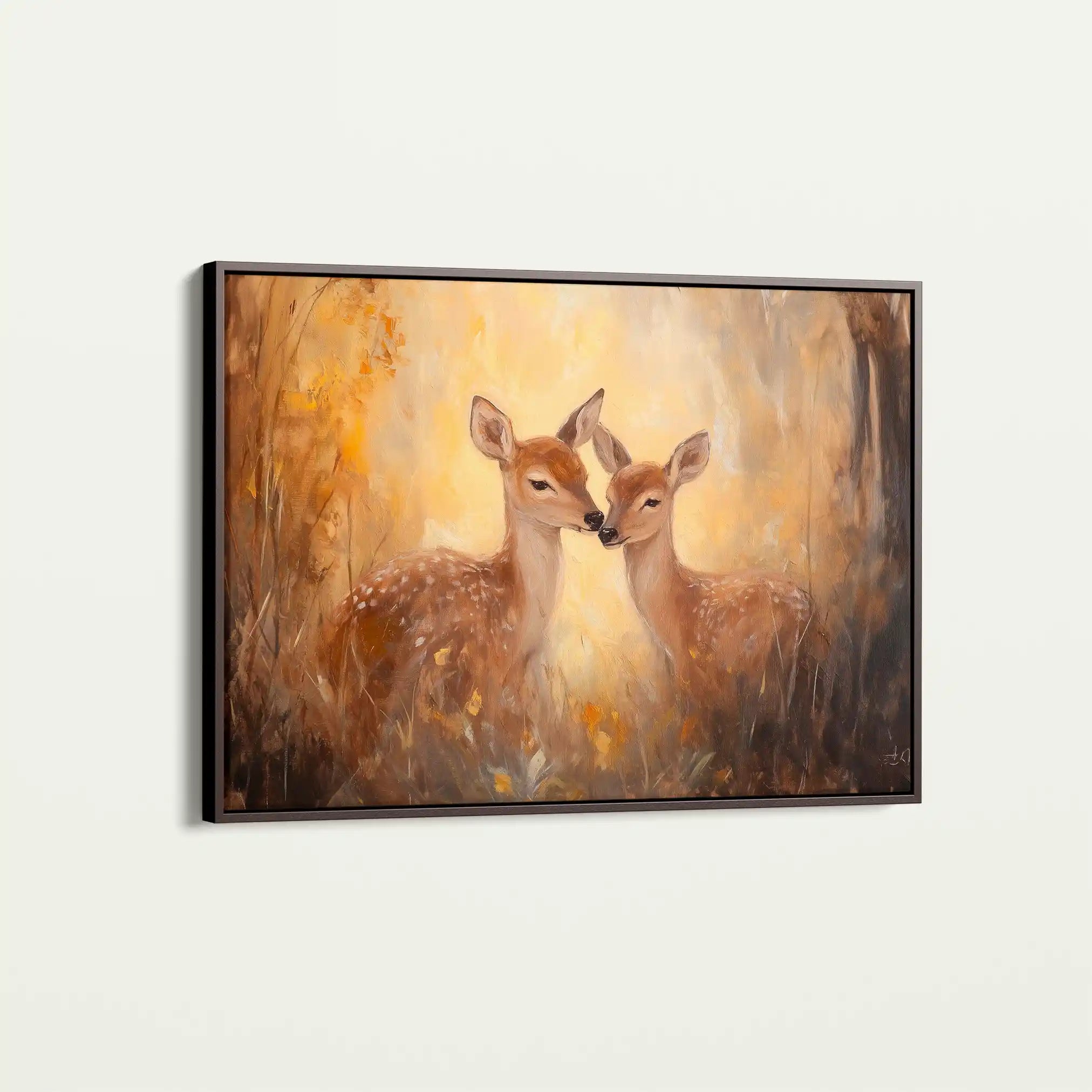 Animals 096 Canvas Art 60 x 40 cm / Black
