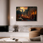 Orientalist 096 Canvas Art 60 x 40 cm / Black
