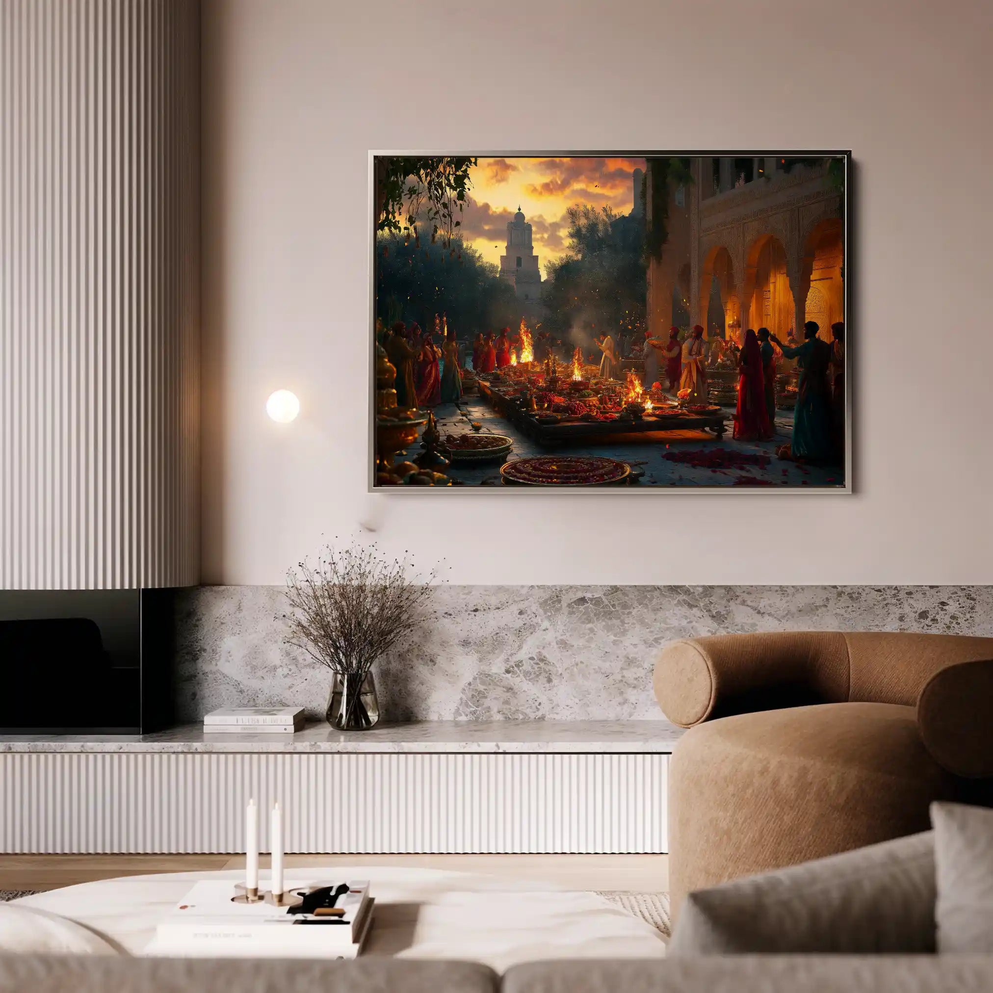 Orientalist 096 Canvas Art 60 x 40 cm / Black
