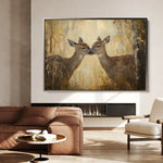 Animals 097 Canvas Art 60 x 40 cm / Black