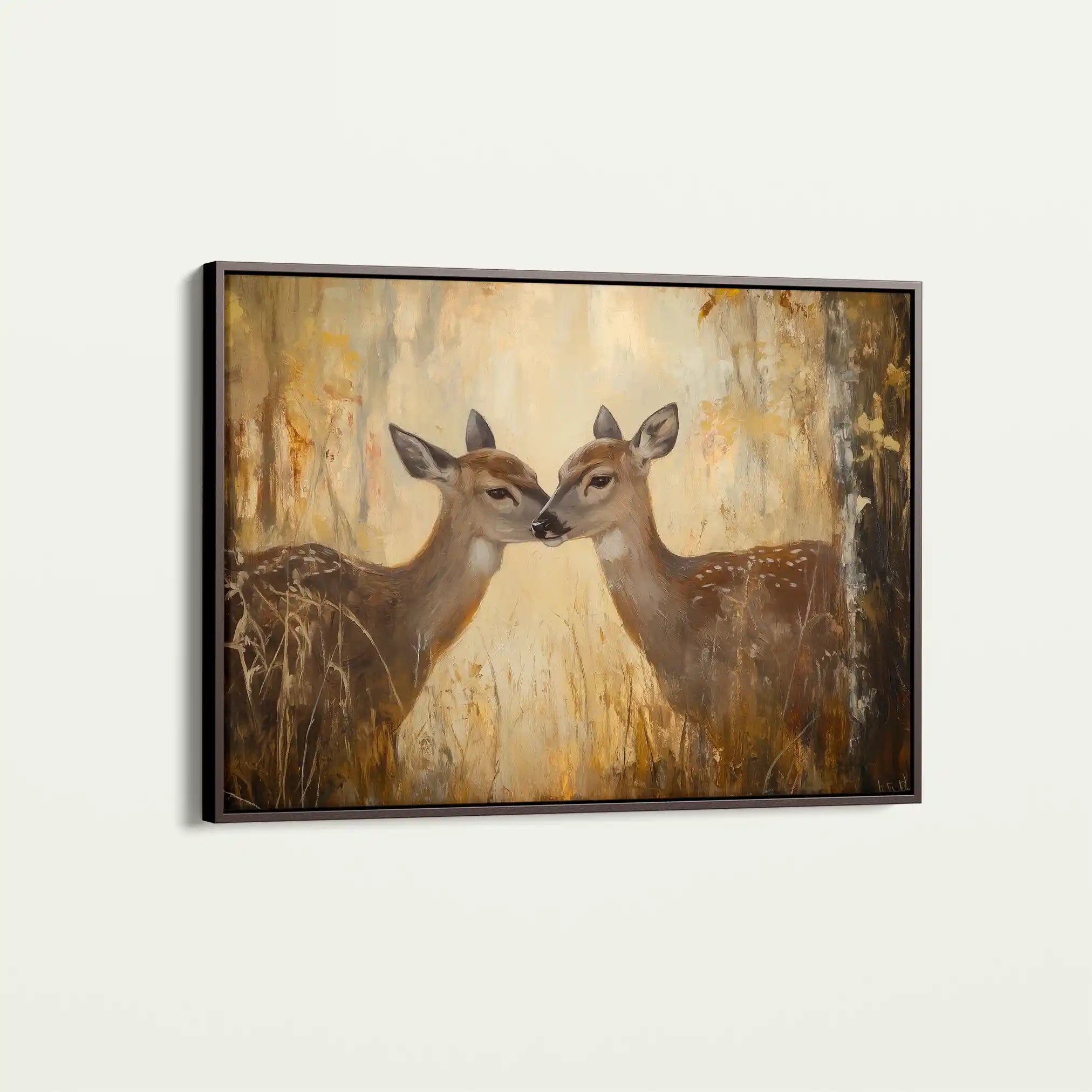 Animals 097 Canvas Art 60 x 40 cm / Black