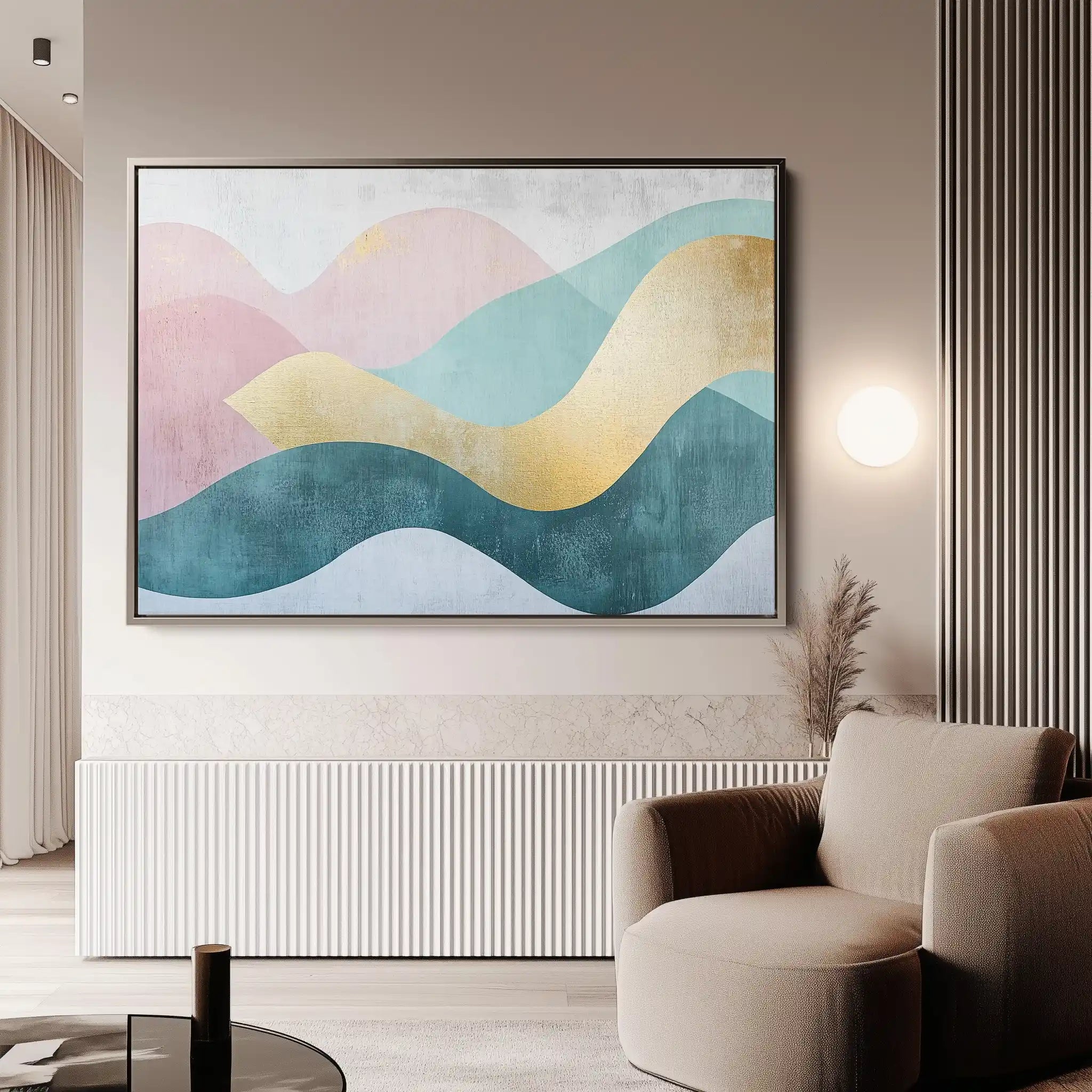 Boho 097 Canvas Art 60 x 40 cm / Black