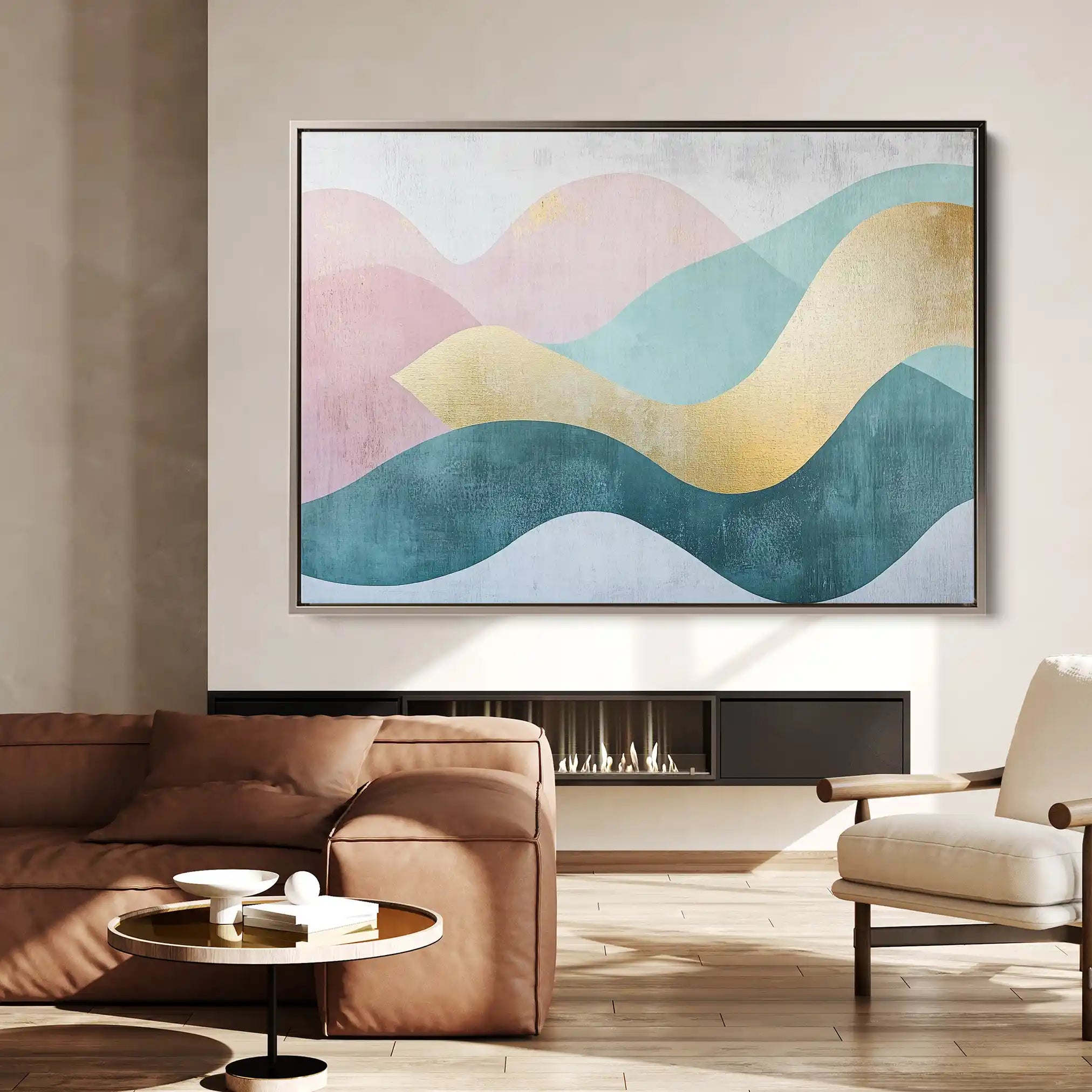 Boho 097 Canvas Art 60 x 40 cm / Black