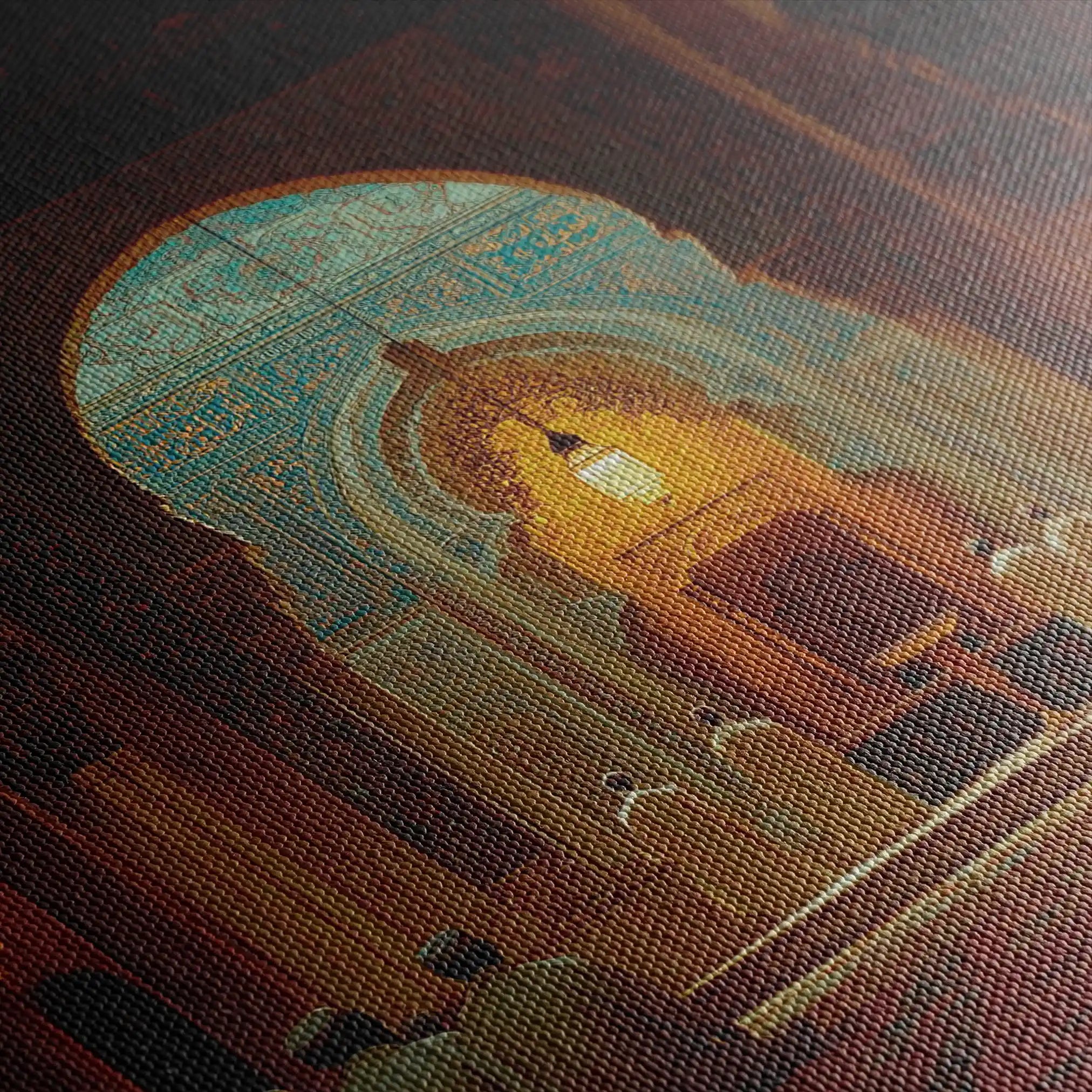 Orientalist 097 Canvas Art 60 x 40 cm / Black