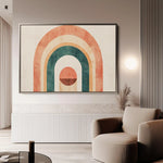 Boho 098 Canvas Art 60 x 40 cm / Black