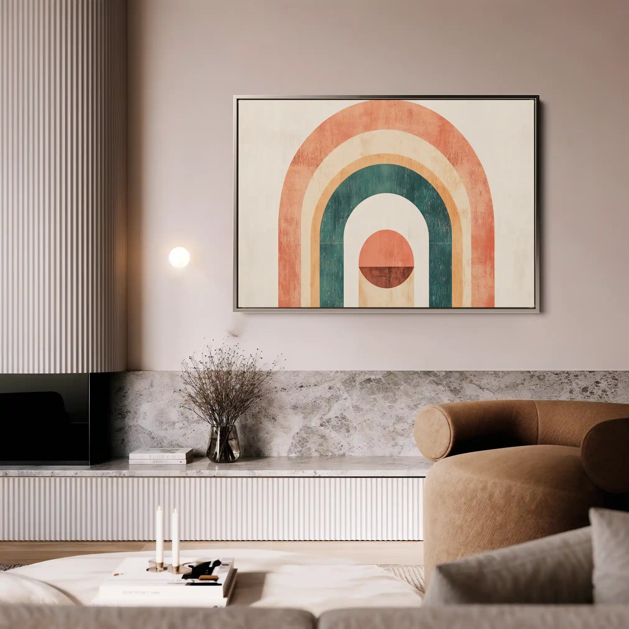 Boho 098 Canvas Art 60 x 40 cm / Black