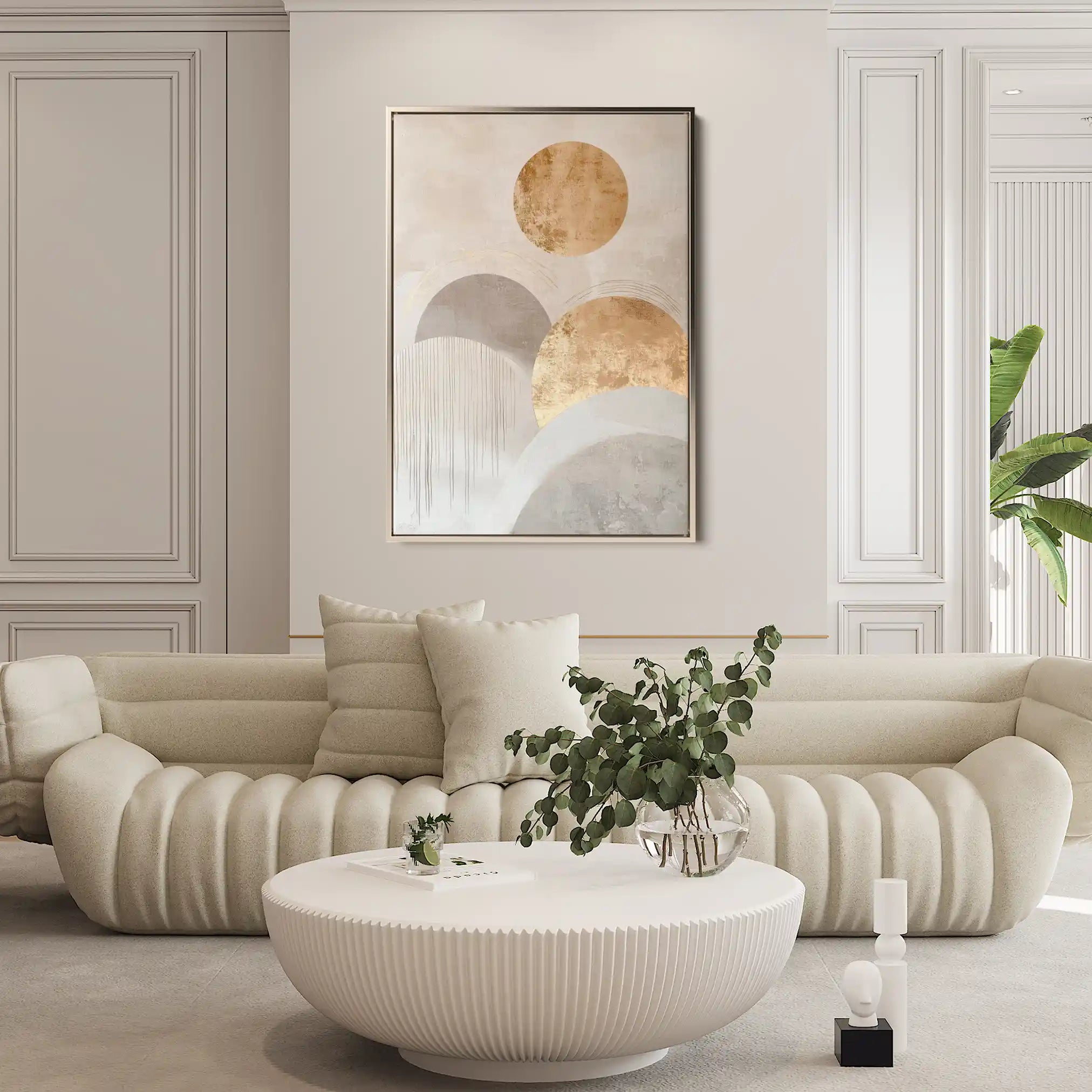 Boho 099 Canvas Art 60 x 40 cm / Black