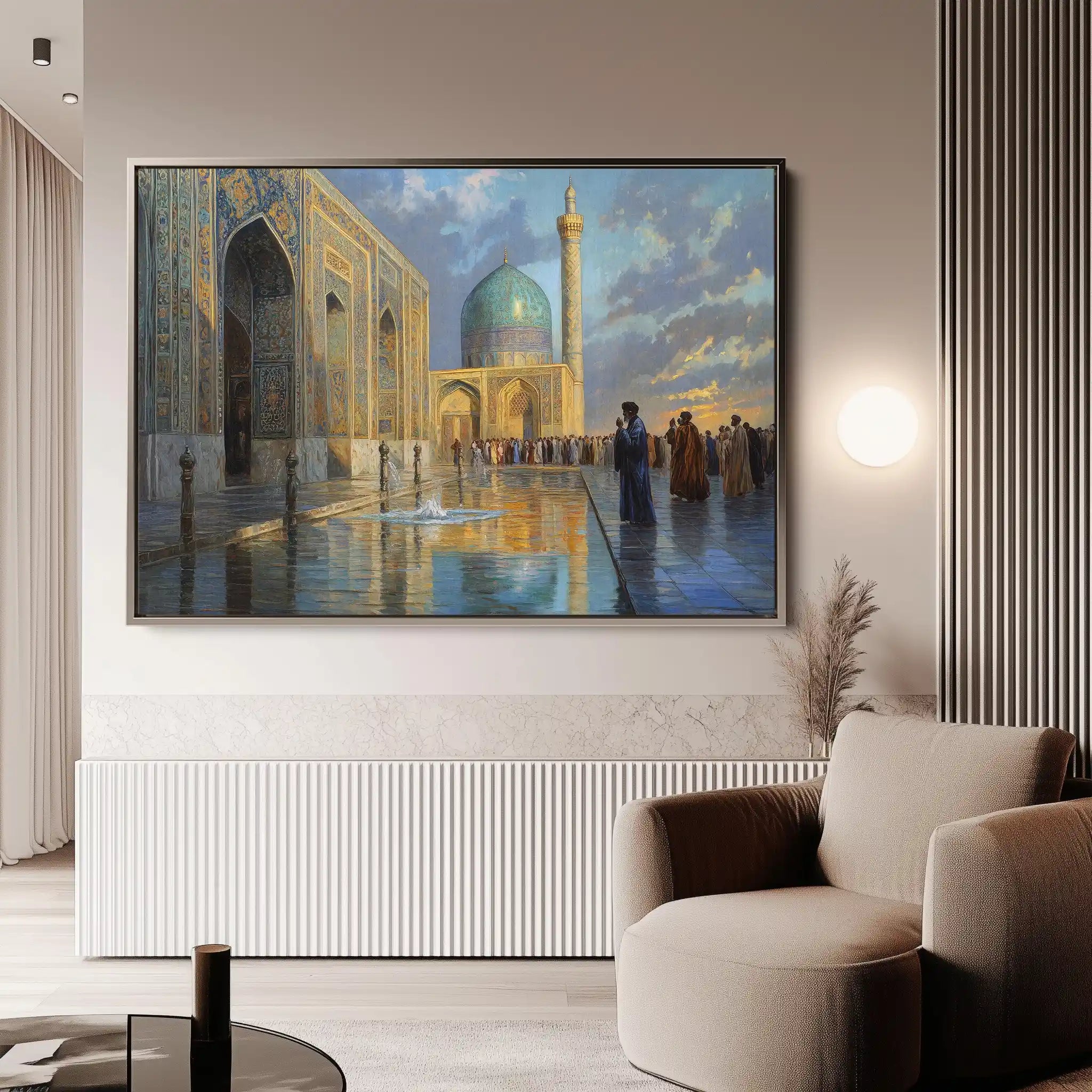 Orientalist 099 Canvas Art 60 x 40 cm / Black