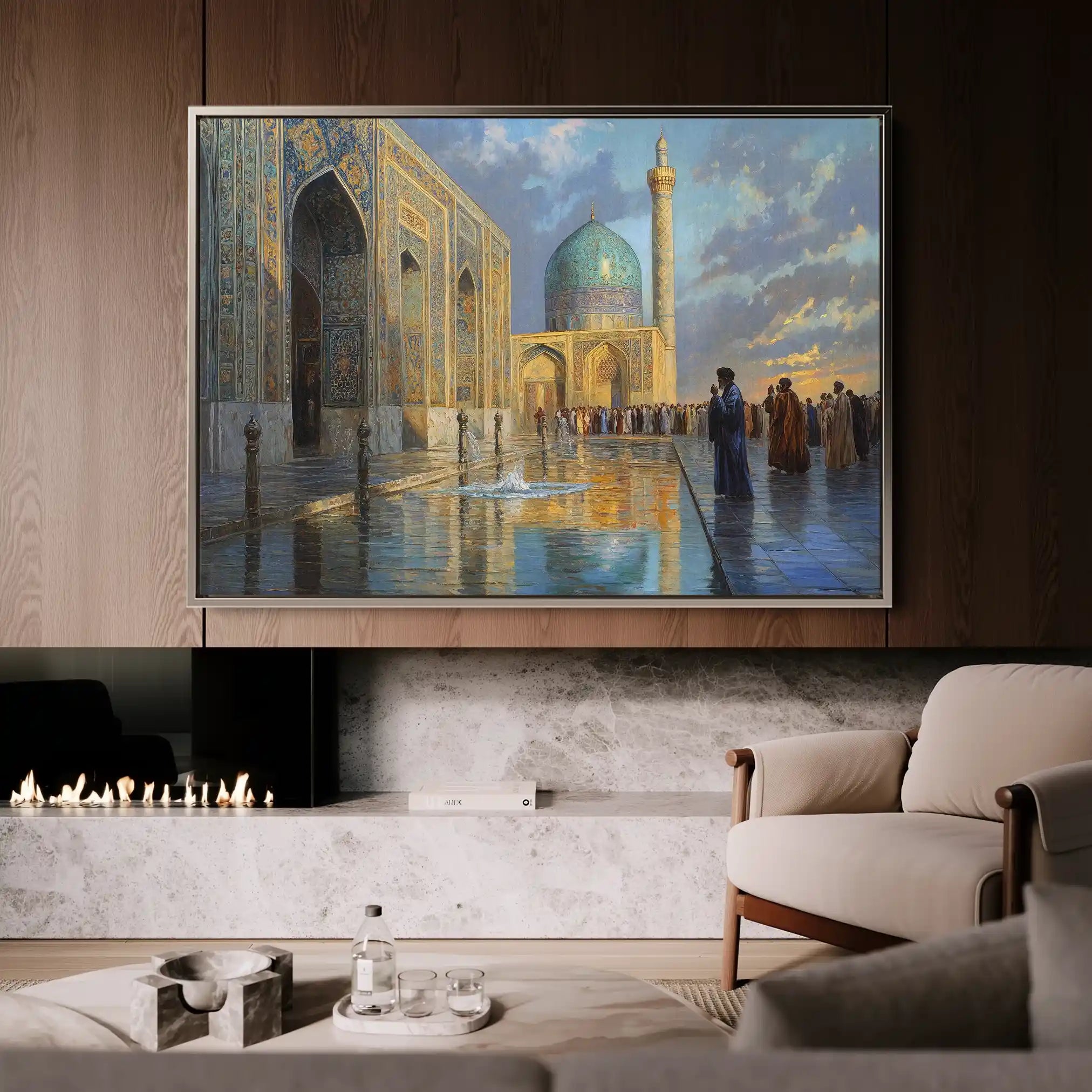 Orientalist 099 Canvas Art 60 x 40 cm / Black