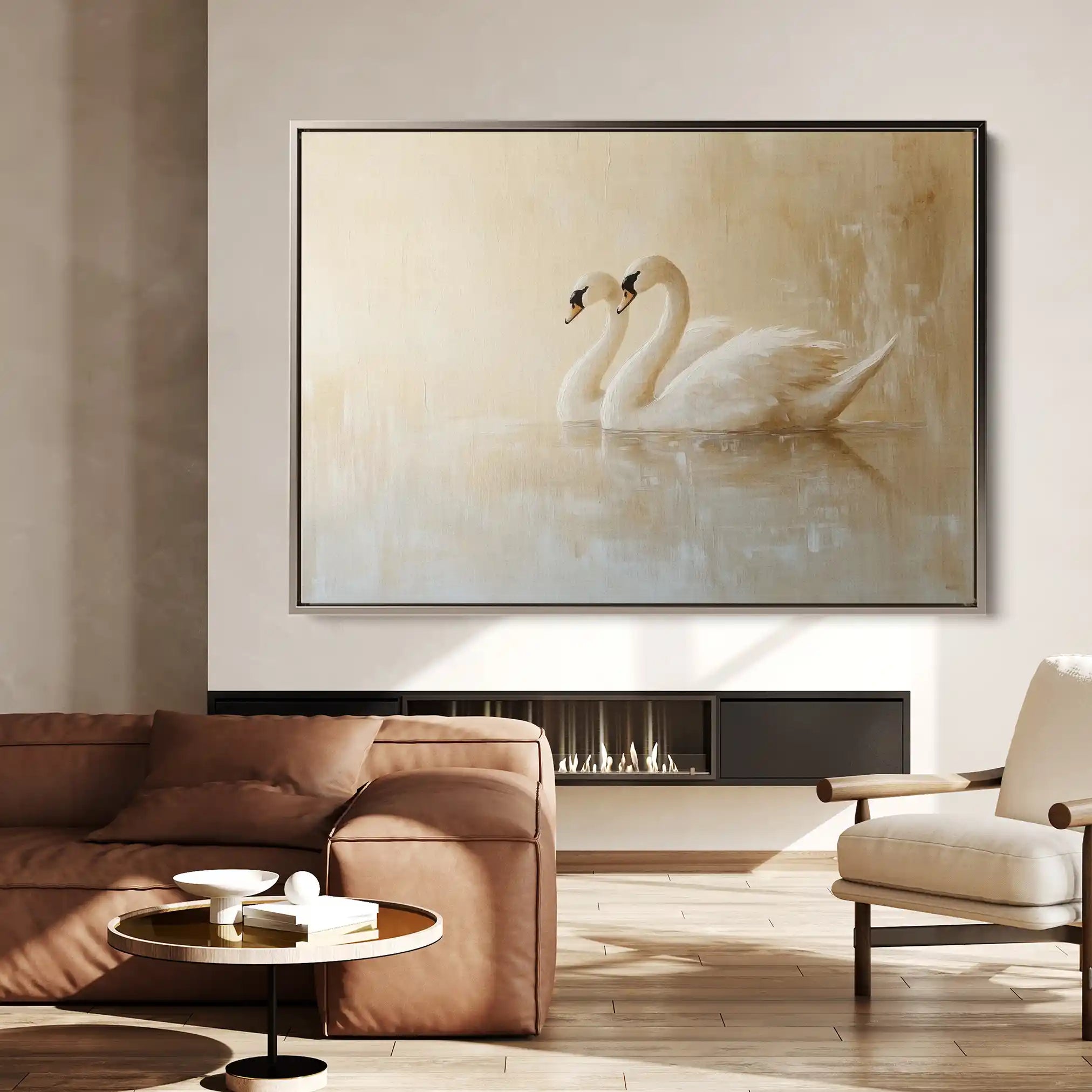 Animals 100 Canvas Art 60 x 40 cm / Black